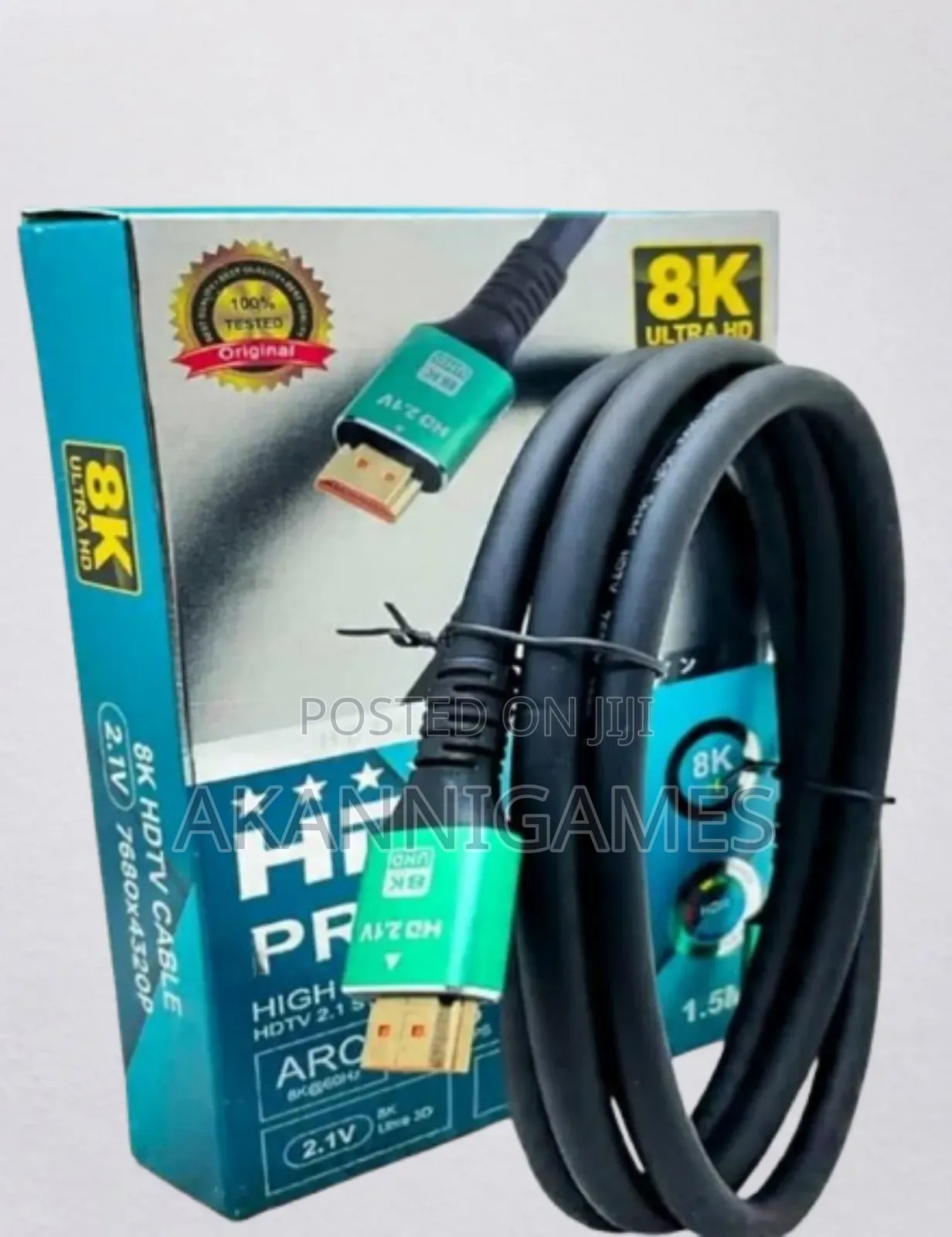 Eight K Hdmi Cable Ultra Hd 1.5m ( 2.1v - Premium )