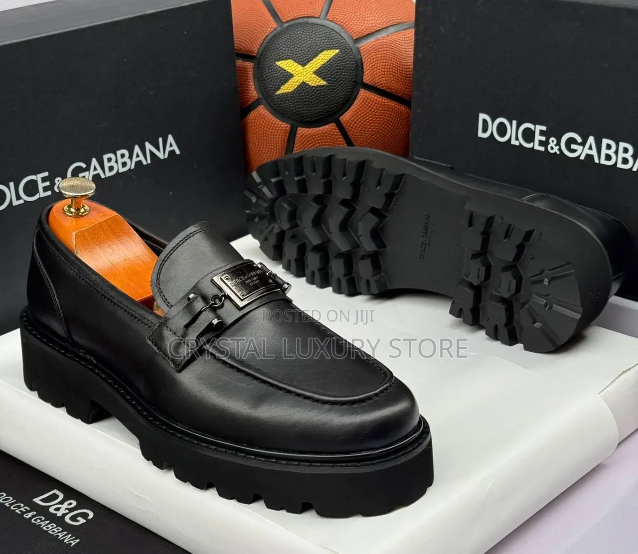 Dolce Gabbana Quality Luxury Men Genuine Leather Shoe
