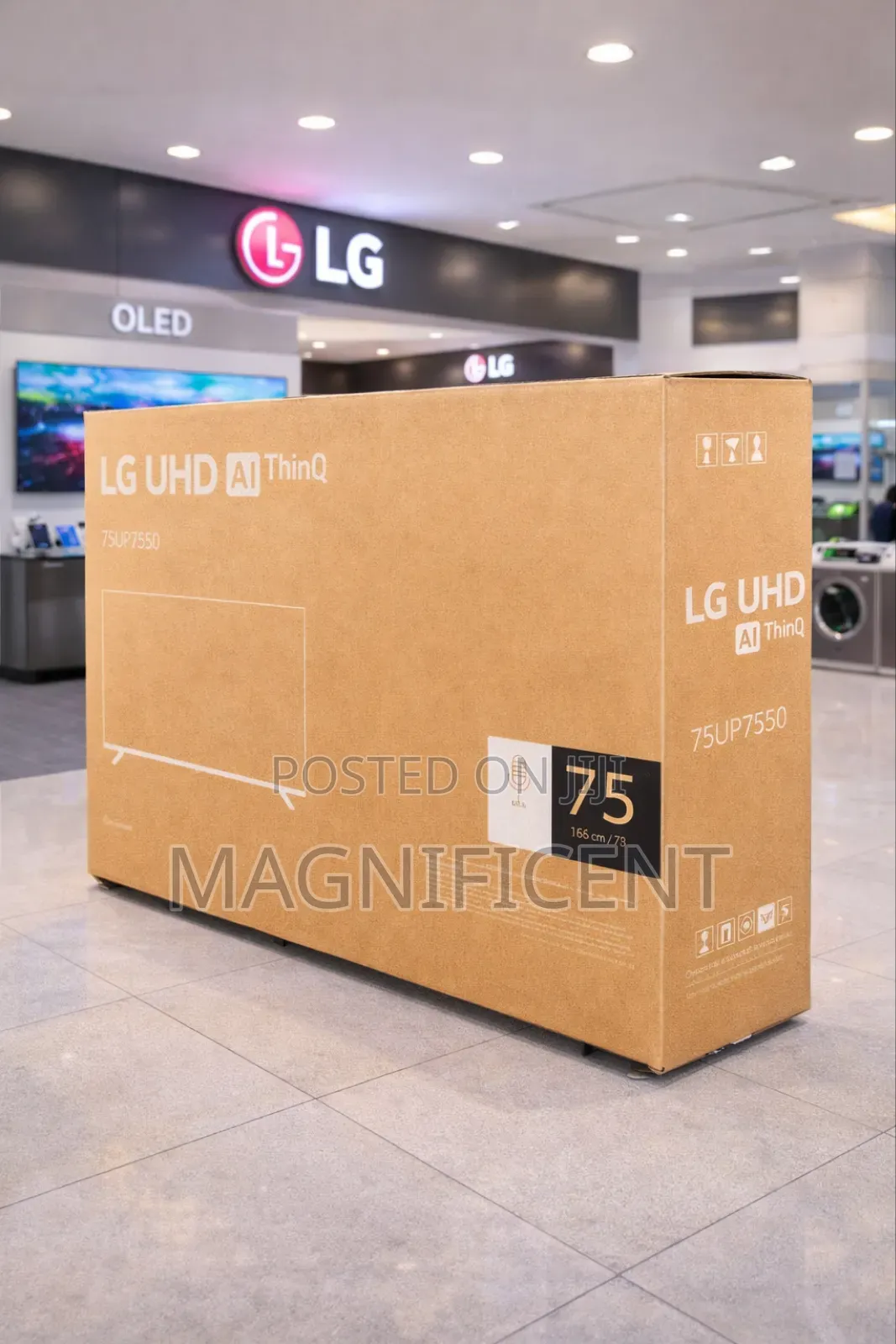 Original Lg 75”inches Uhd Ai Thinq Smart Television