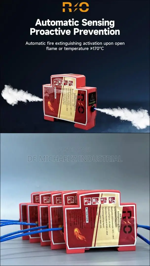 Din Rail Fire Extinguisher