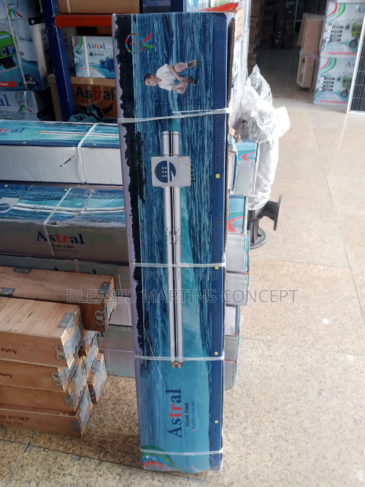 3hp Ac/Dc Astral Solar Pump. 210 Meters Max Depth