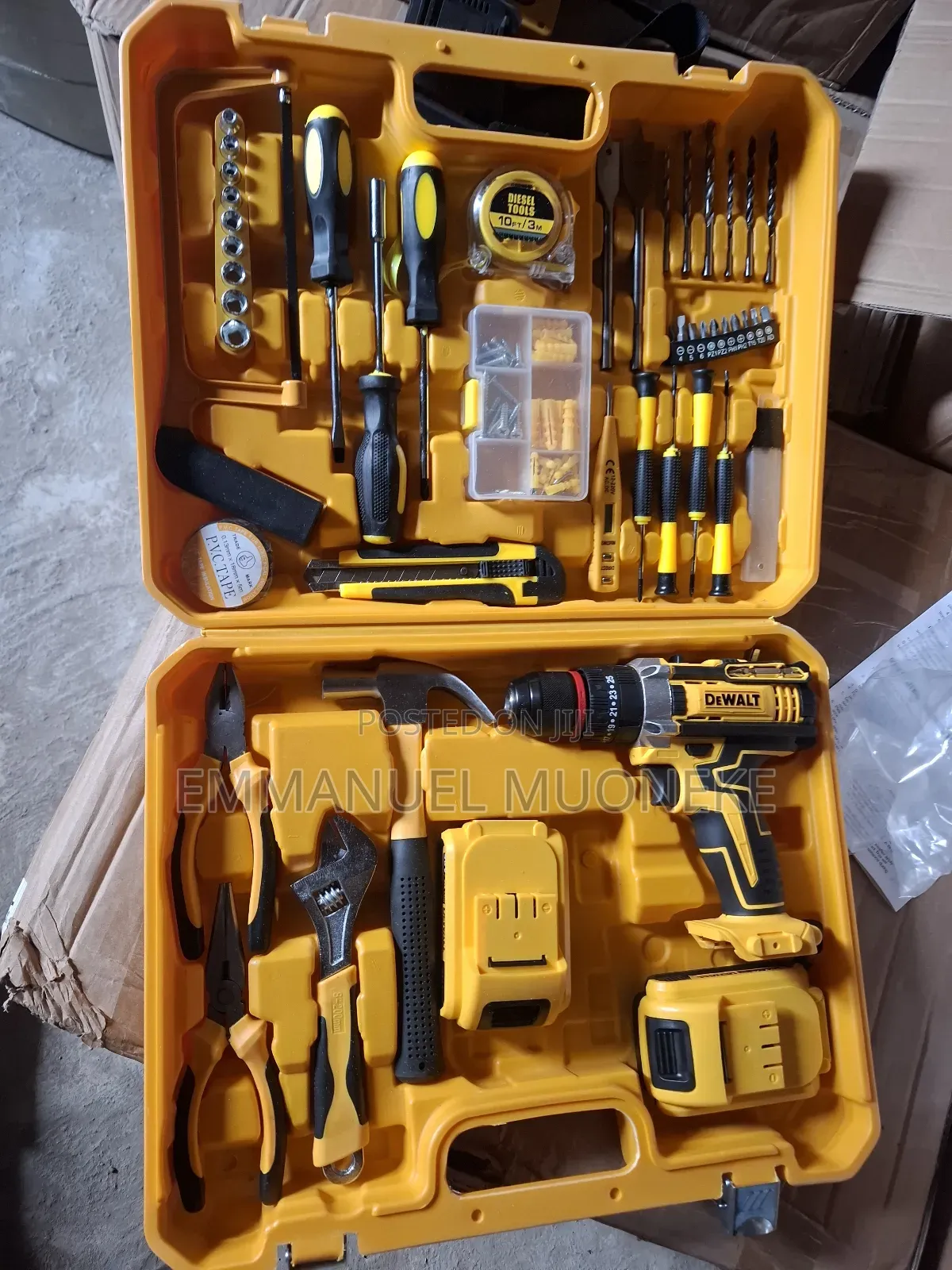 Dewalt 48v Cordless Drill With Accessories Set