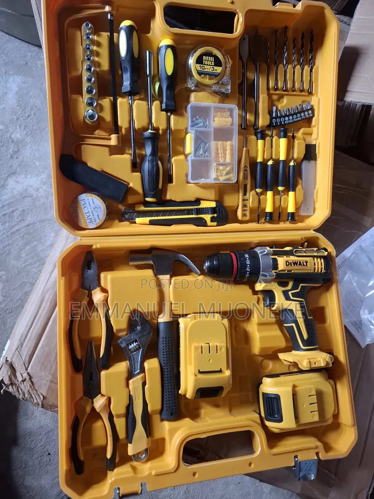 Dewalt 48v Cordless Drill With Accessories Set