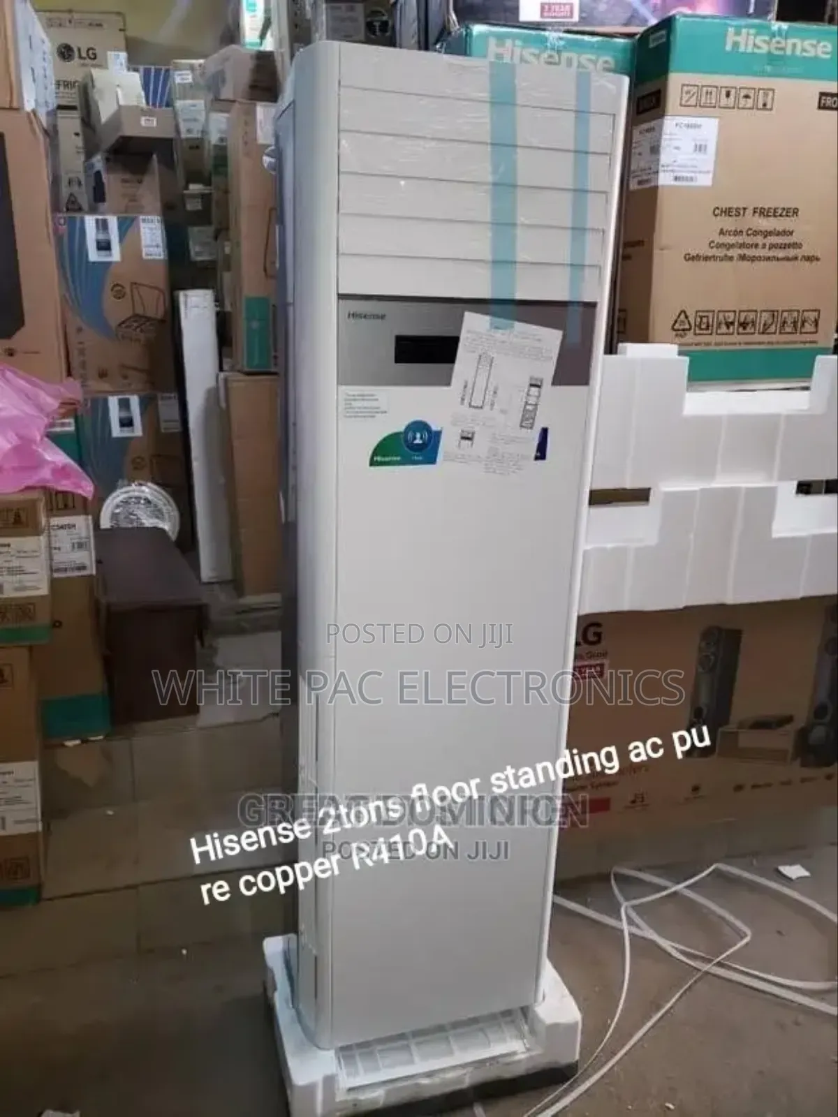 Hisense 2 Tons Standing Inverter Ac Fast Cooling Copper Ac >>1 Yrs