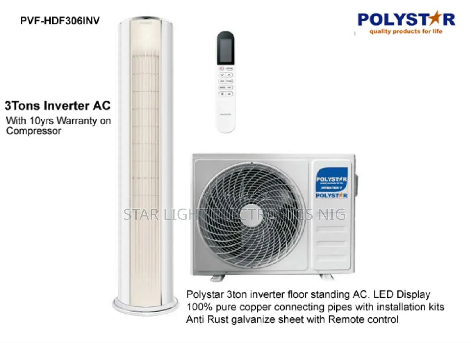 3 Tons Inverter Ac Floor Standing