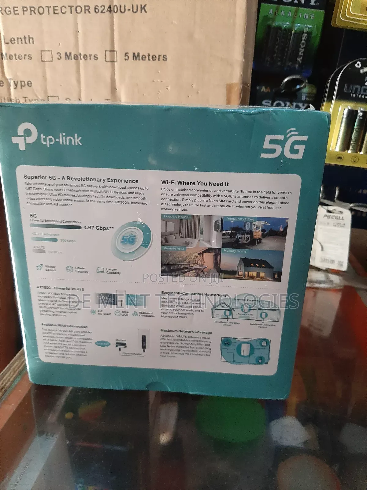 Tp-Link Archer Nx200 5g Cpe Ax1800 Dual Band Wifi Router