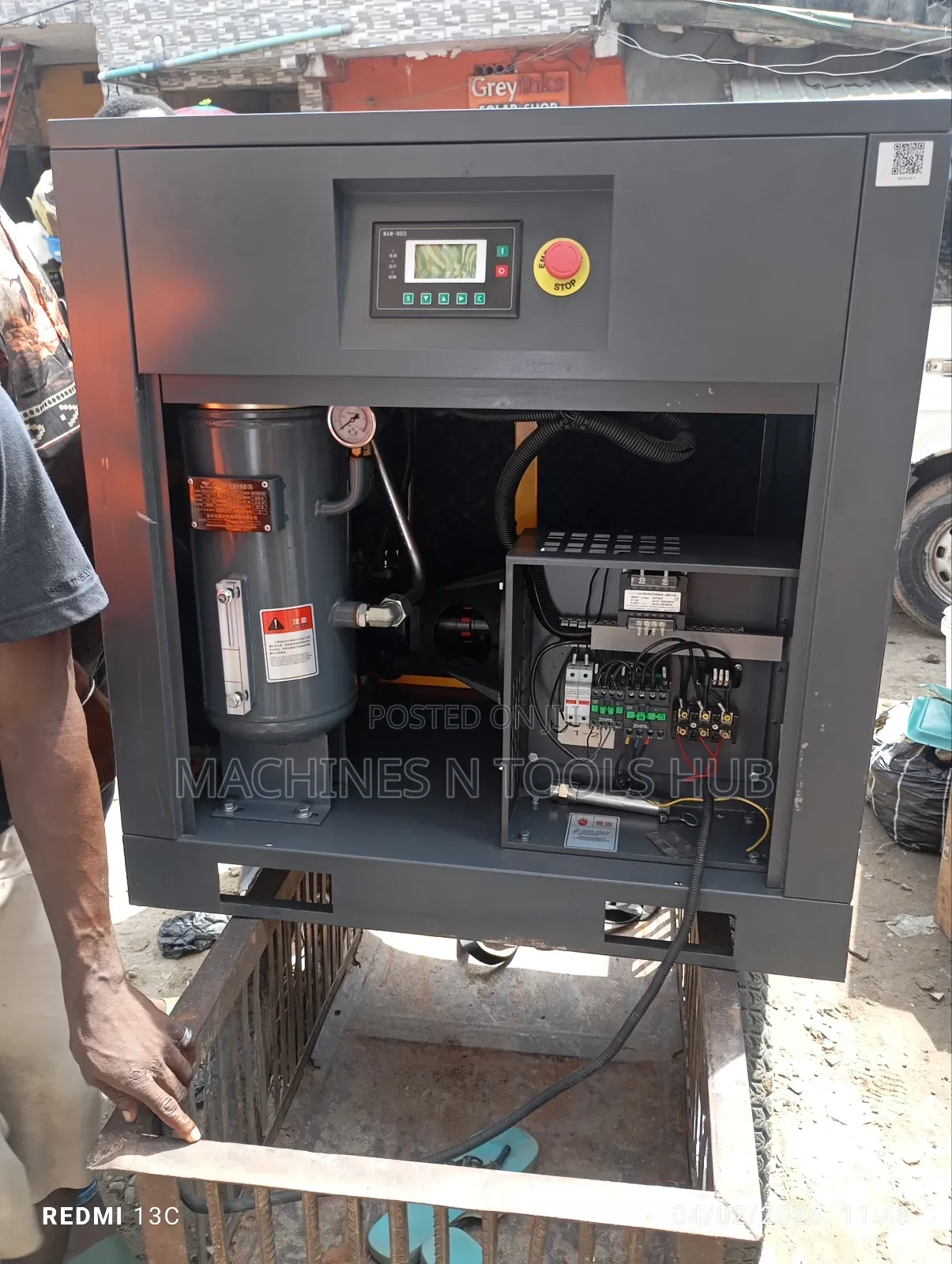 20a-16bar 20hp Screw Air Compressor