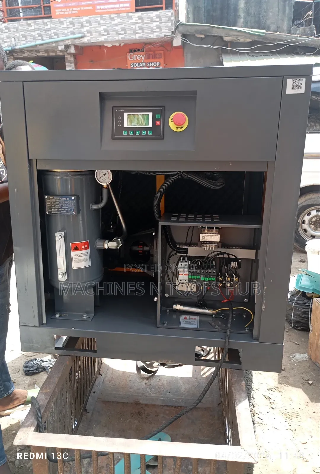 20a-16bar 20hp Screw Air Compressor