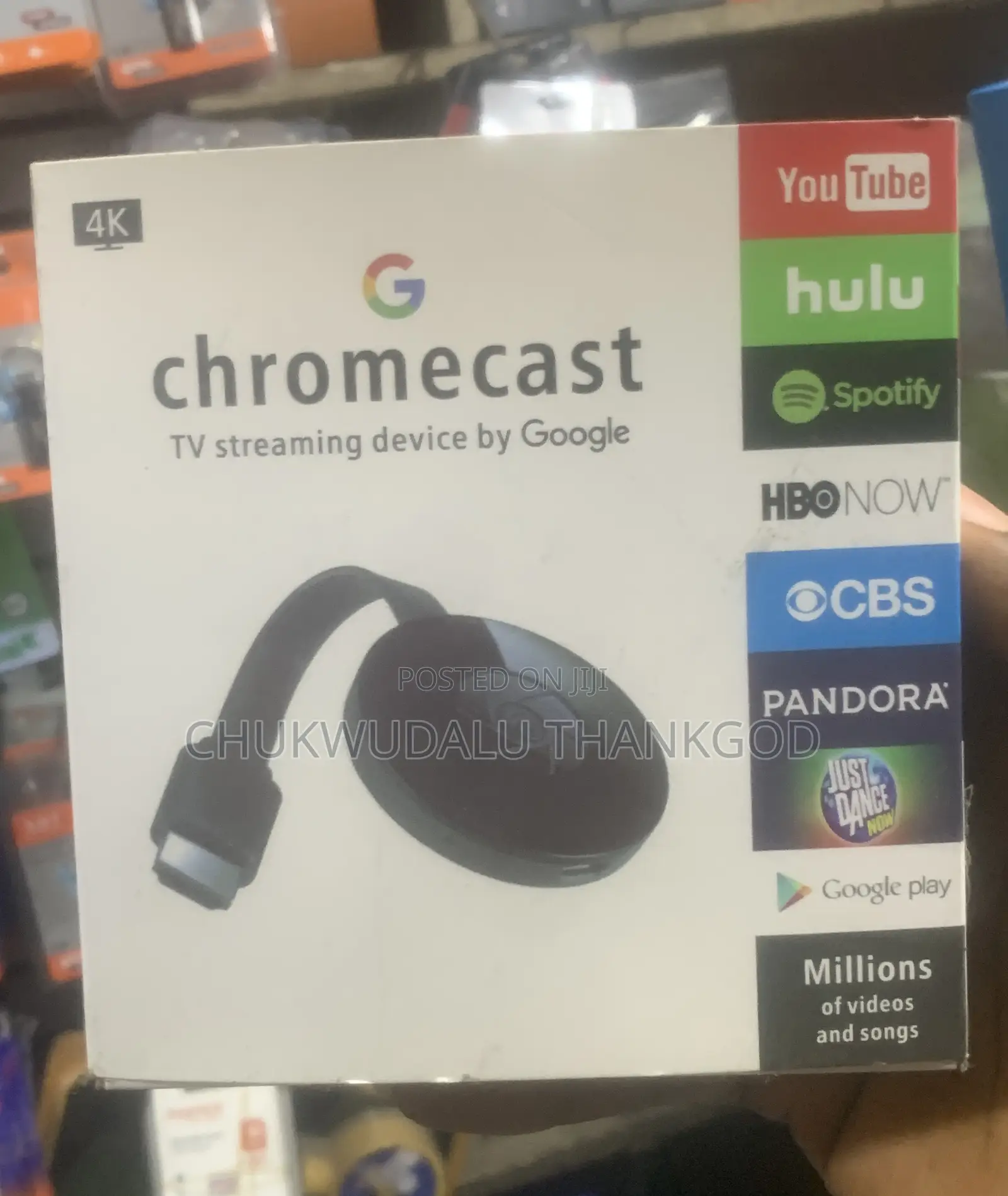 Chromecast Tv Streaming Device By Google