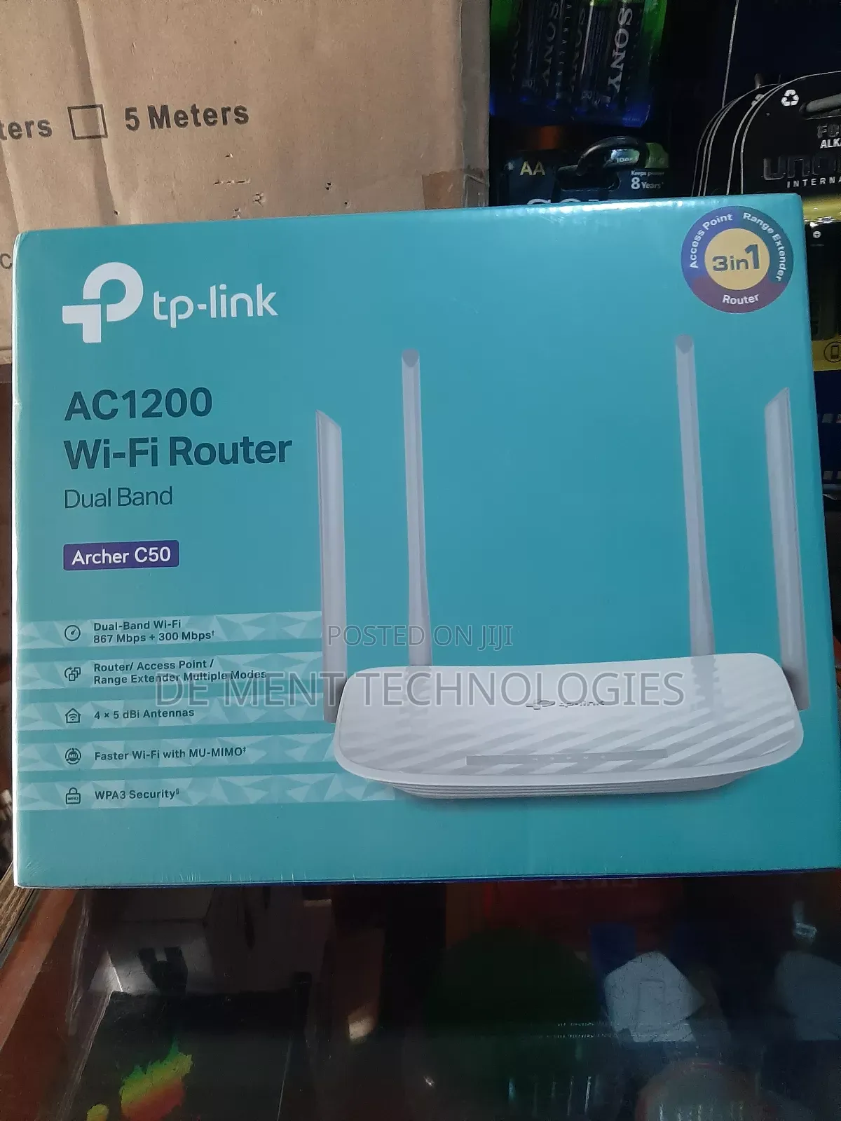 Tp-Link Archer C50 Ac1200 Wi-Fi Dual Band Router