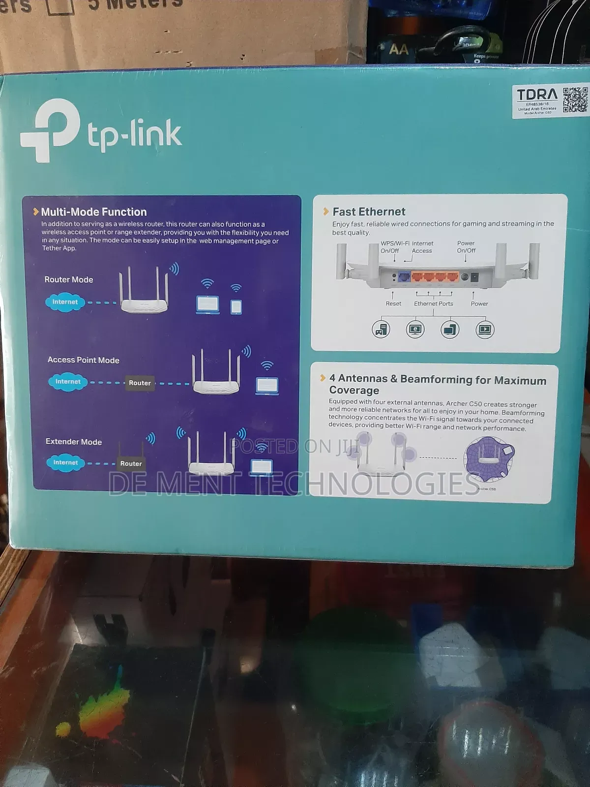 Tp-Link Archer C50 Ac1200 Wi-Fi Dual Band Router
