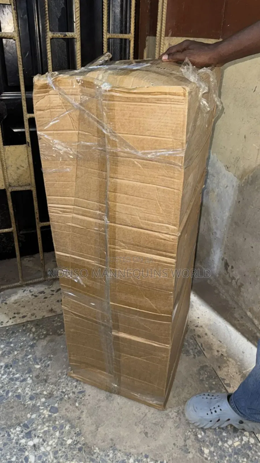 High Quality Black N Gold Male Mannequin