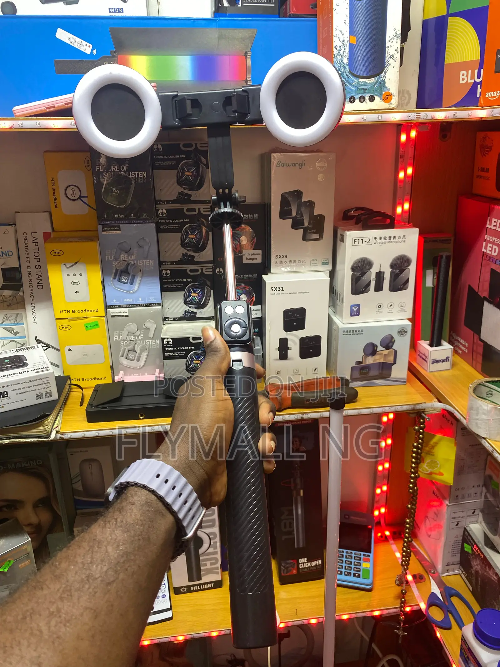 Selfie Stick Phone Stand Holder Tripod Bluetooth Remote Mini Tripod