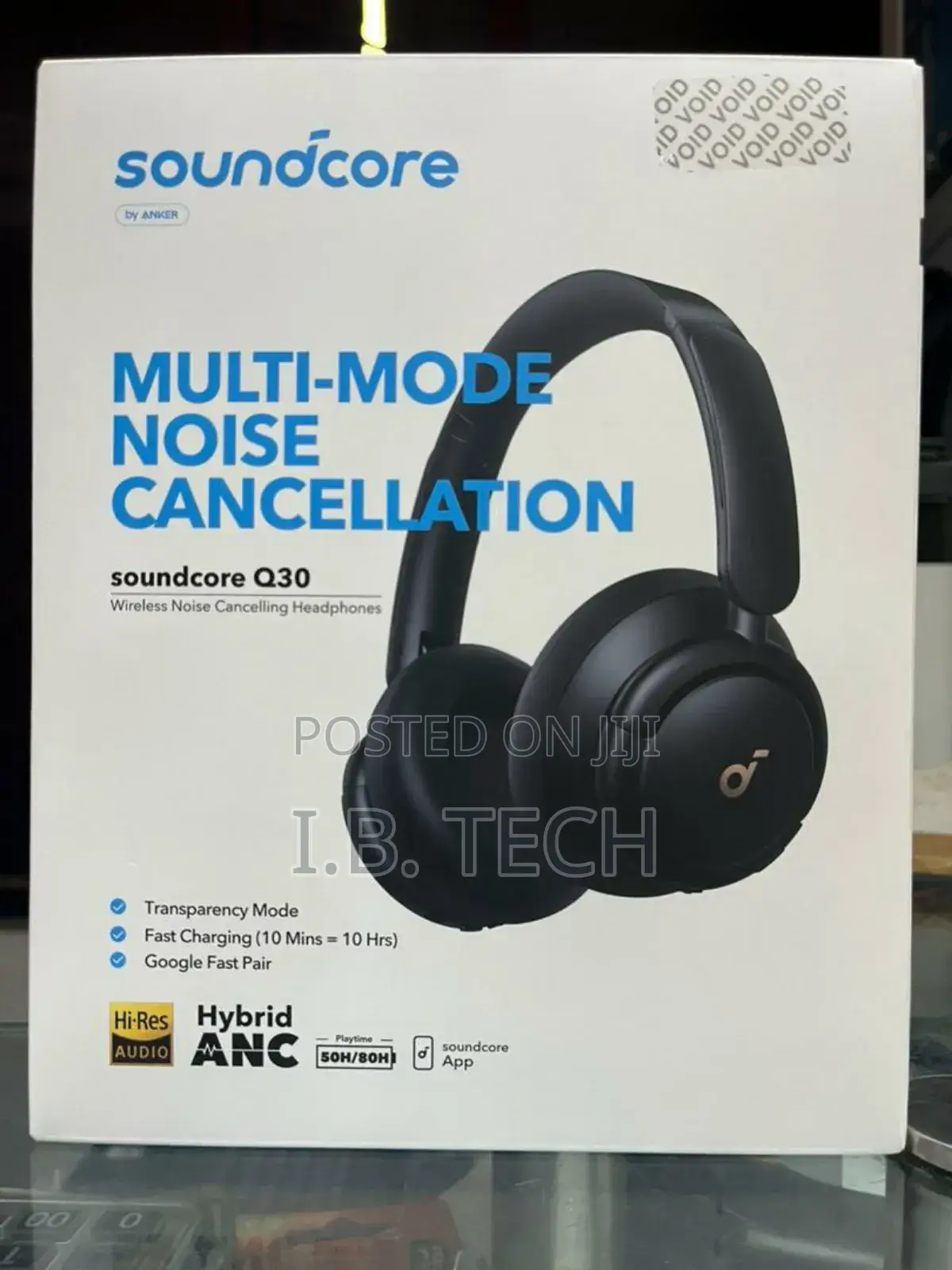 Soundcore by Anker Q30 Multi-Mode Noise Canceling Bluetooth Headphones