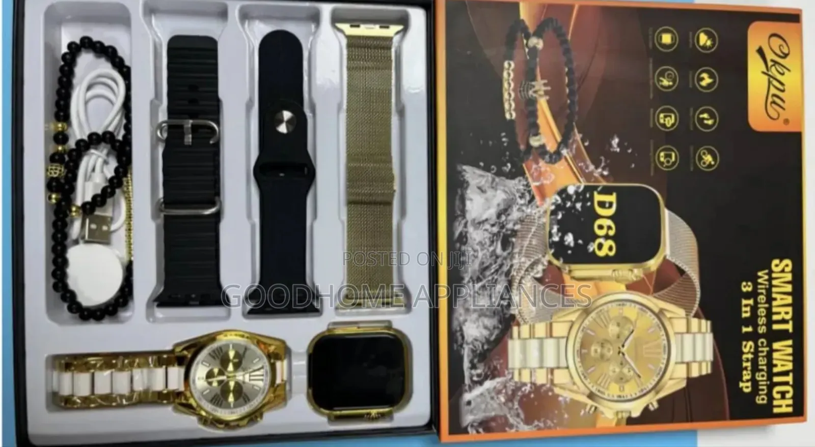 D68 Men's Smart Watch Watch Chain, Hand Band.