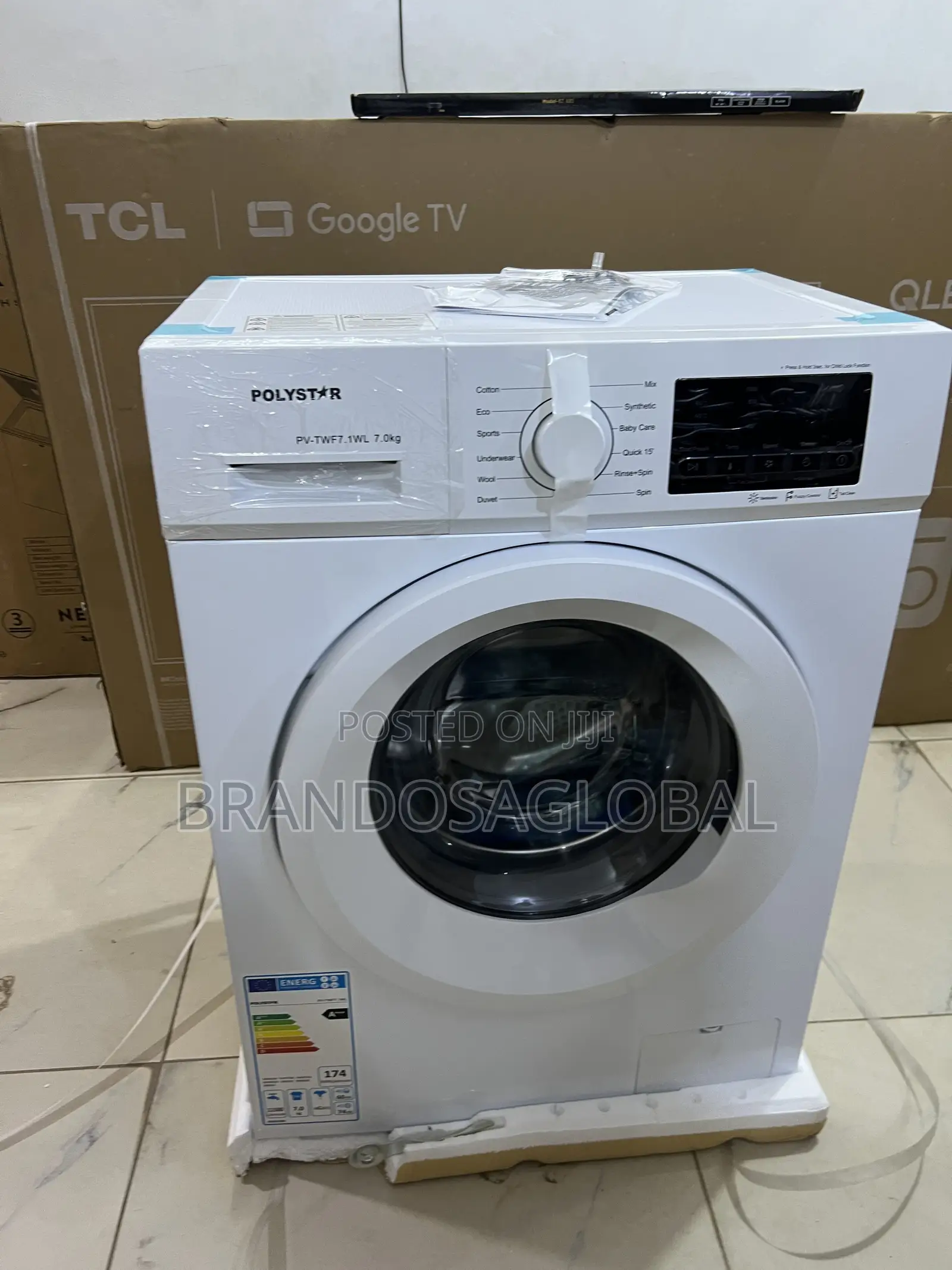 Polystar 6kg Front Load Supporting Daily Washing Needs [Pv-Twf.1wl]