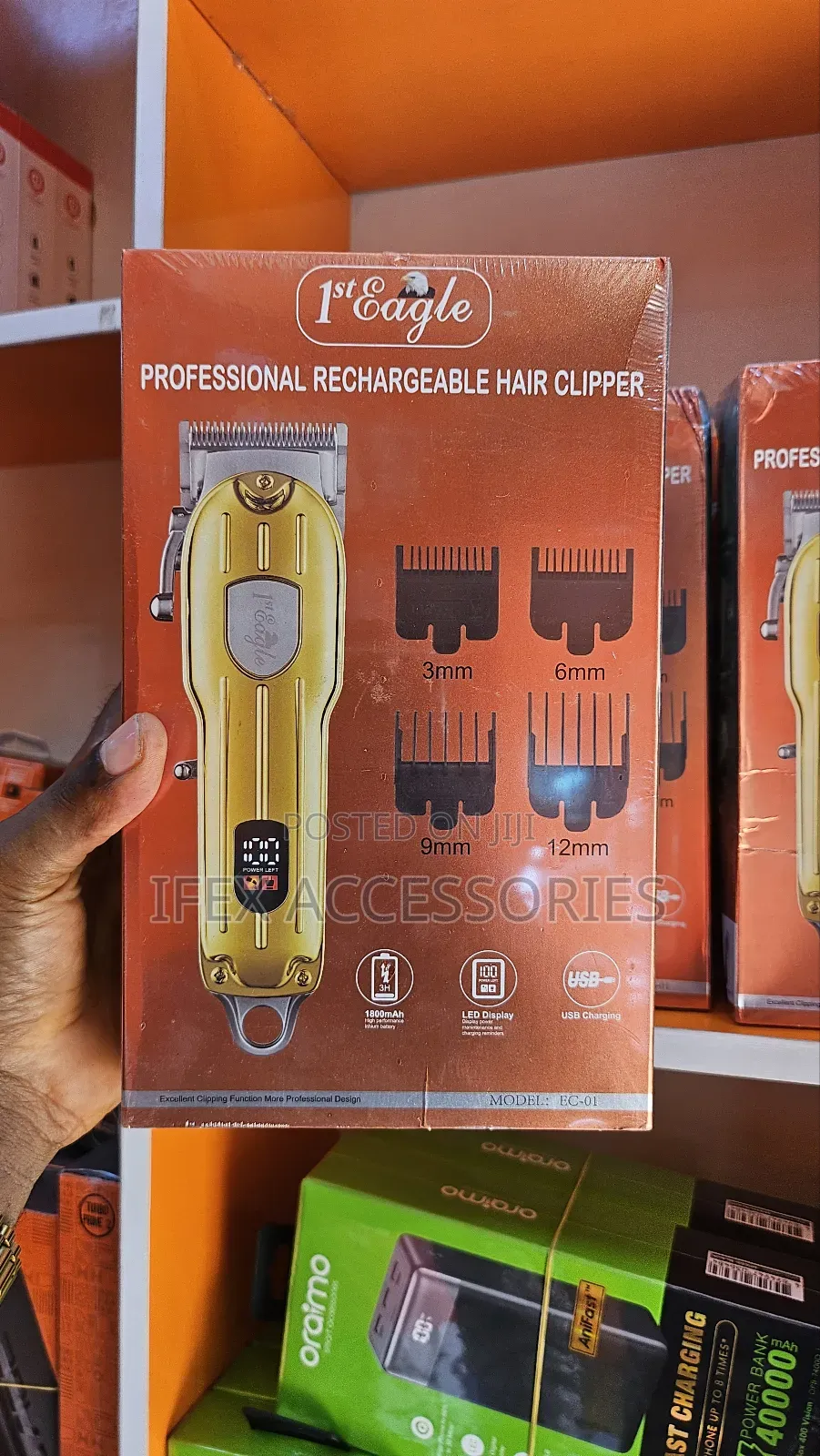 1steagle Professional Rechargeable Hair Clipper