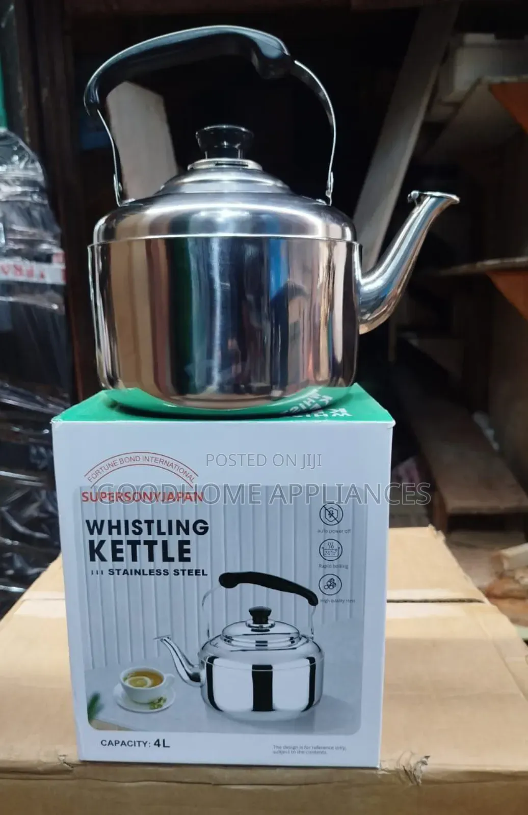 Super Sony Whistling Kettle 4l