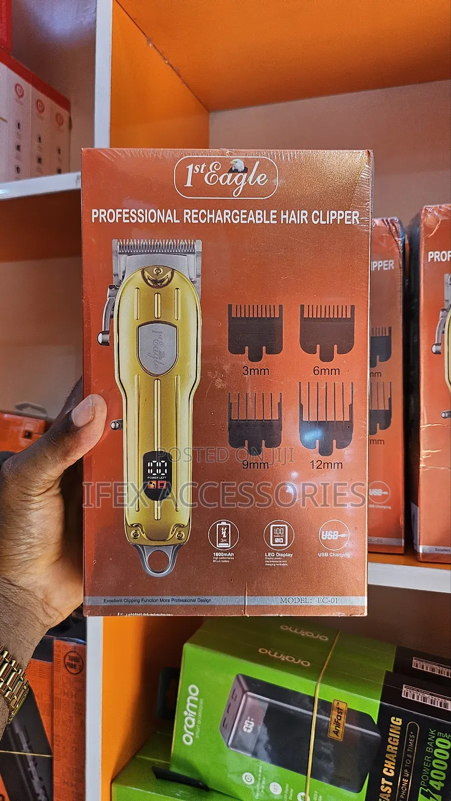 1steagle Professional Rechargeable Hair Clipper