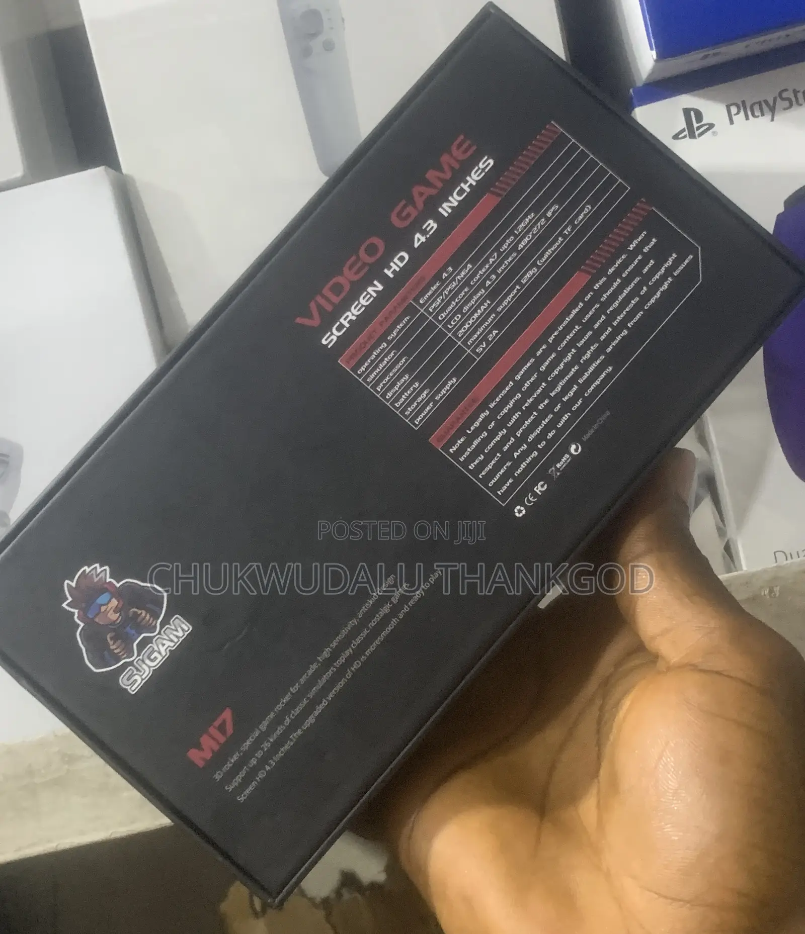 Video Game M17 Screen Hd 4.3 Inches