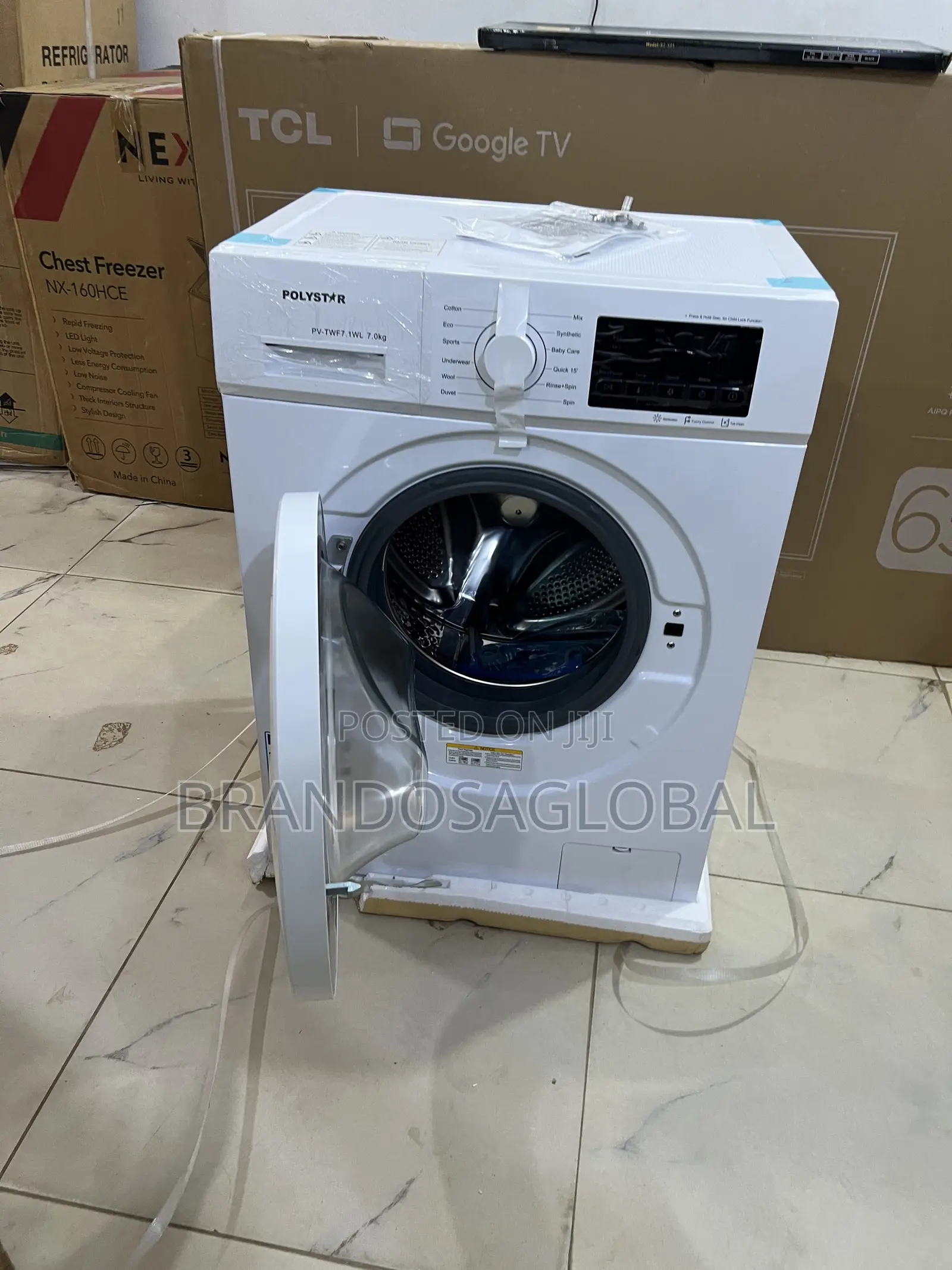 Polystar6kg White Front Load for Efficient Laundry Handling-Pv-Twf.1wl