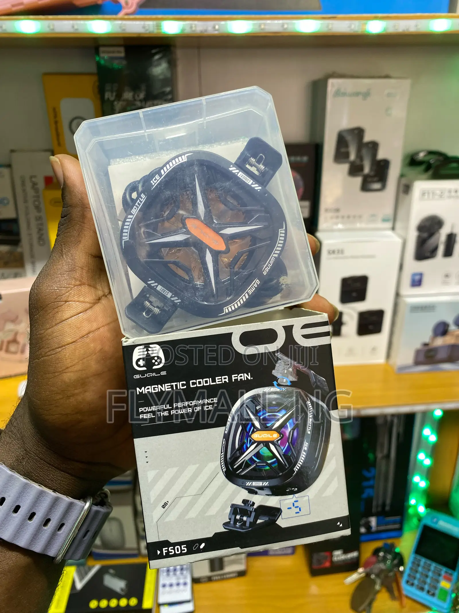 Fs05 Magnetic Ice Phone Cooler Fan