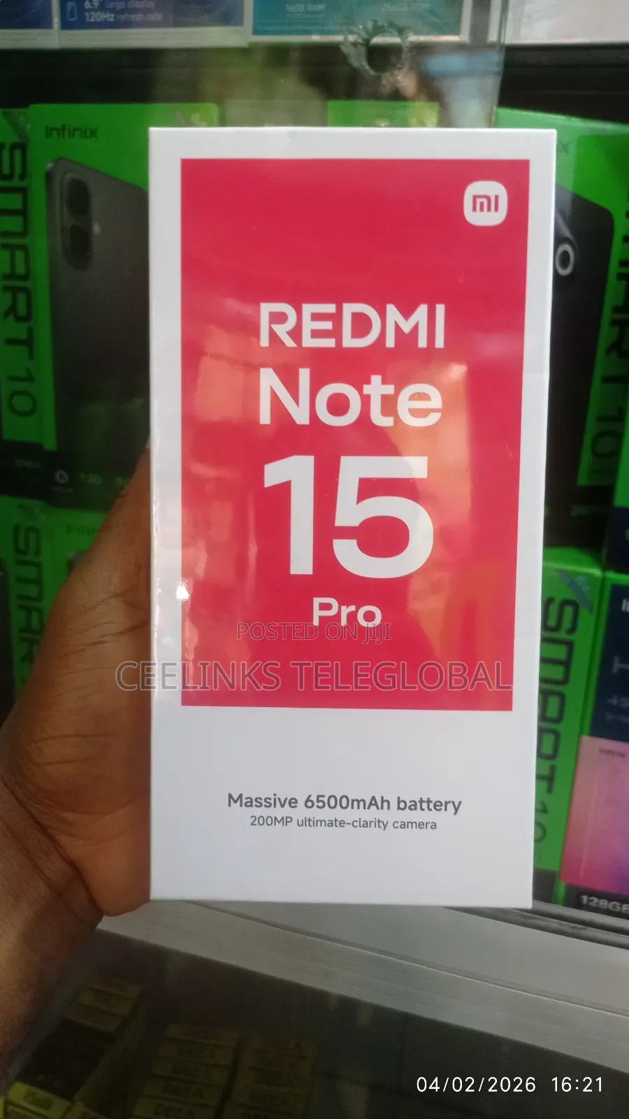 New Xiaomi Redmi Note 15 Pro 256 GB Black