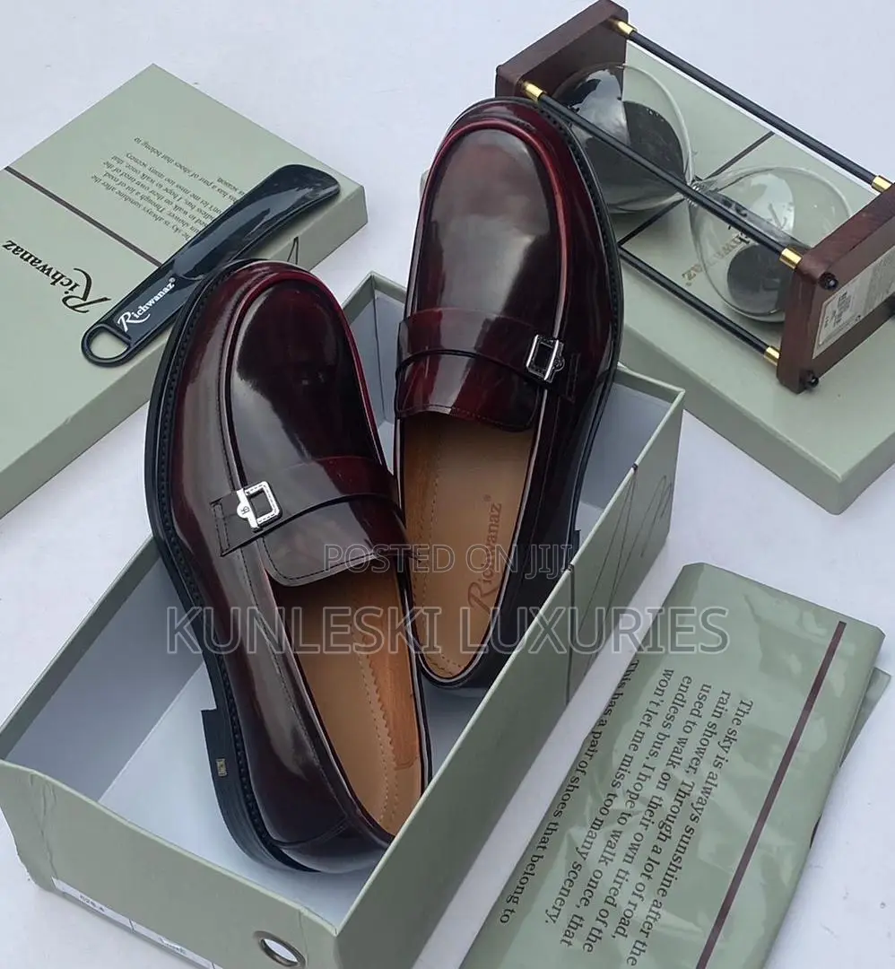 Original Richwanaz Leather Loafers Shoes For Men