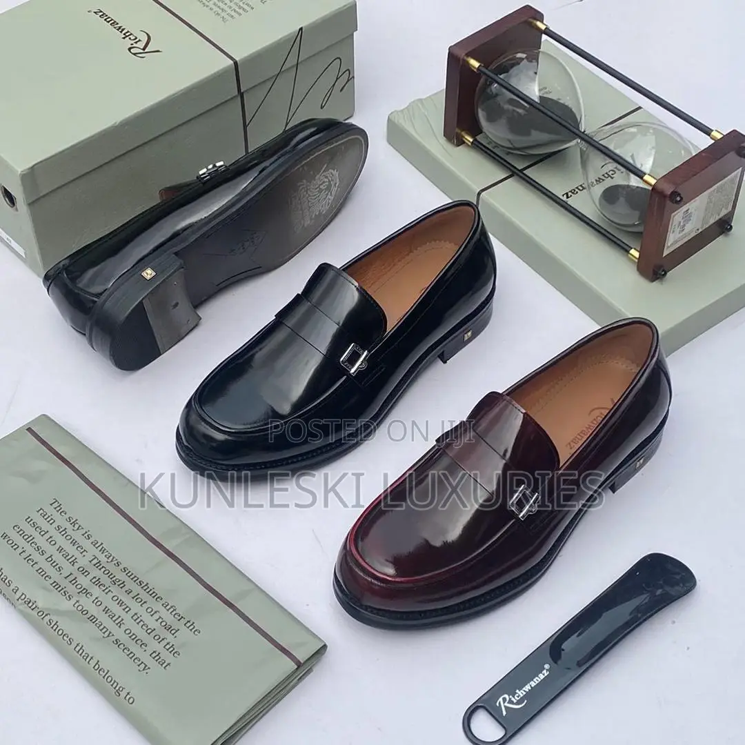 Original Richwanaz Leather Loafers Shoes For Men