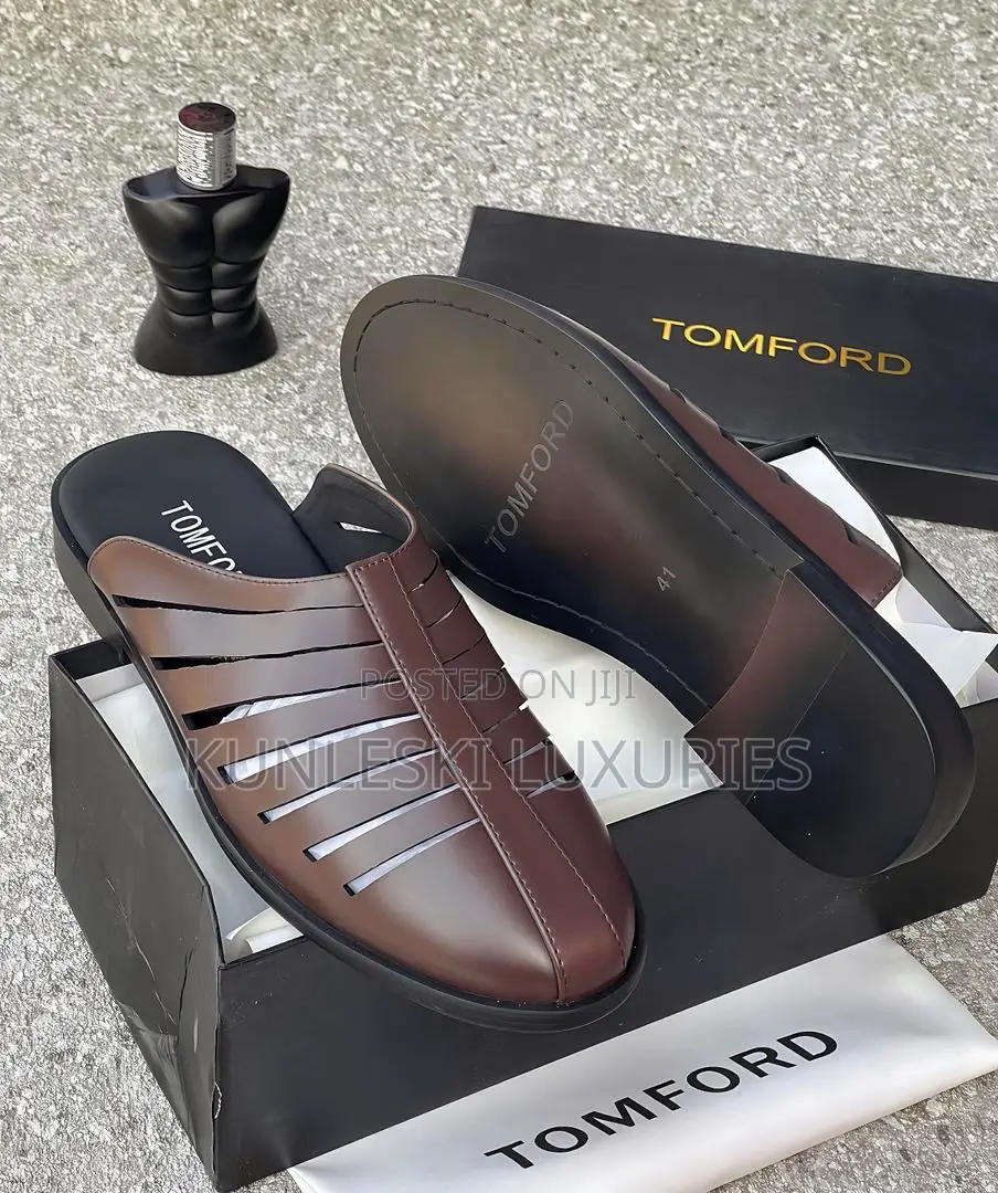 Original Tom Ford Patent / Leather Half Shoe In Two Colors