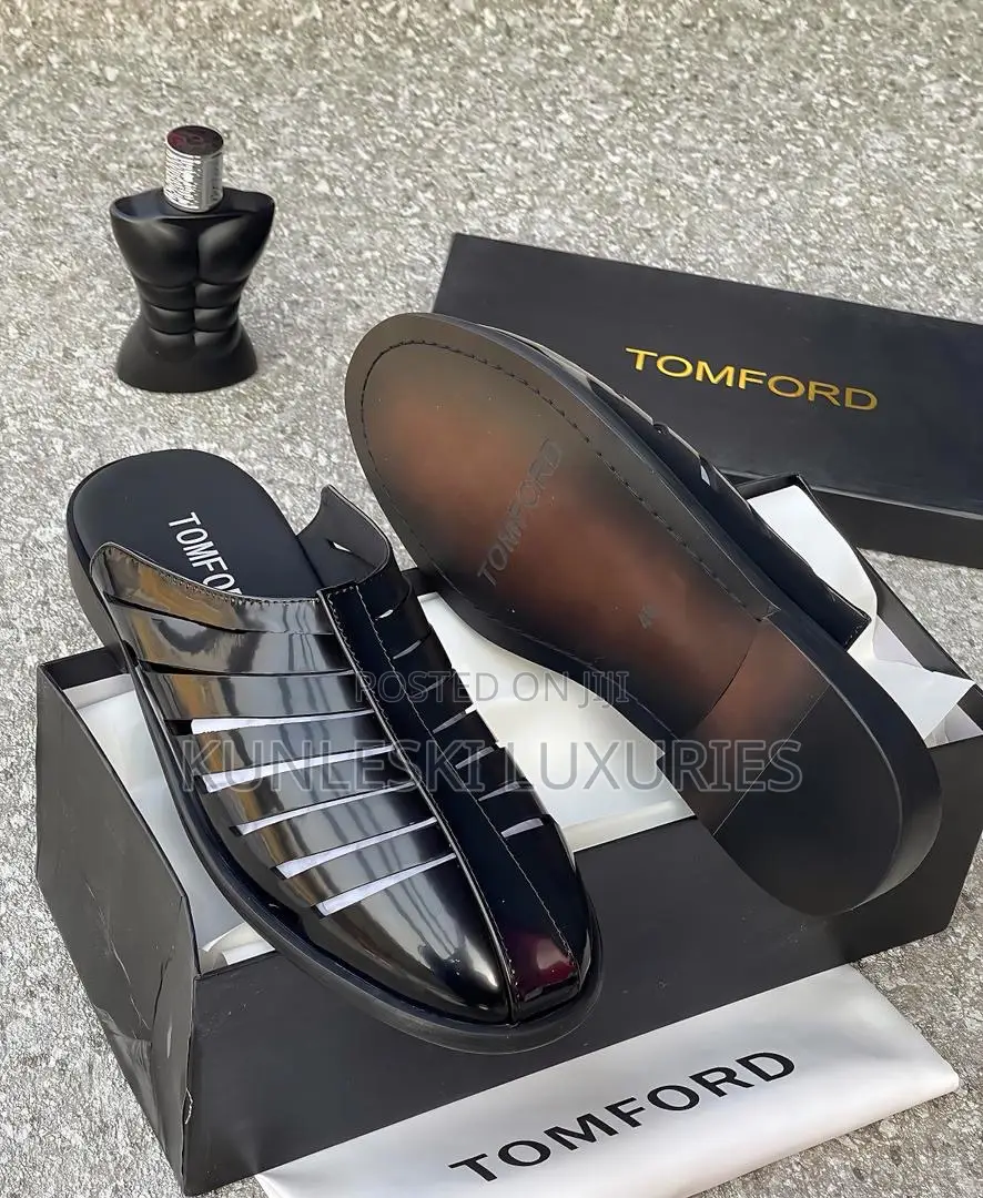 Original Tom Ford Patent / Leather Half Shoe In Two Colors