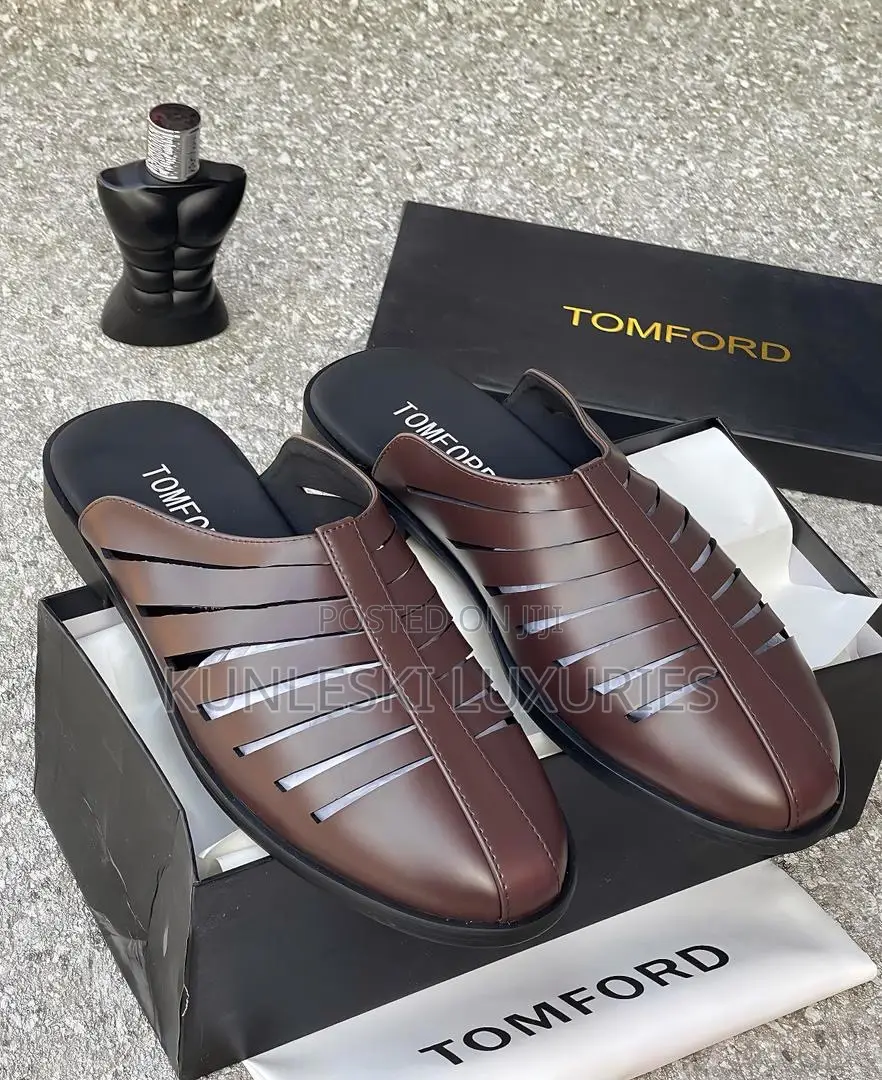 Original Tom Ford Patent / Leather Half Shoe In Two Colors
