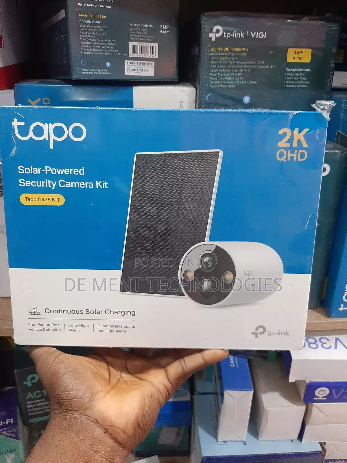 Tp-Link Tapo C425kit Solar Powered Security Camera Kit