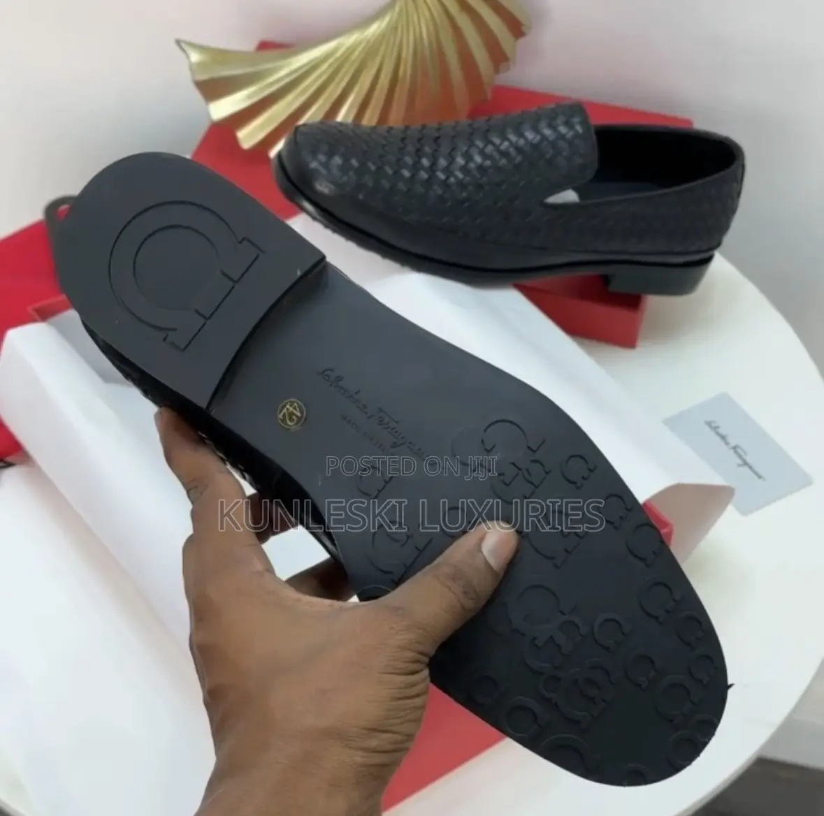 Original Salvatore Ferragamo Casual Leather Shoe