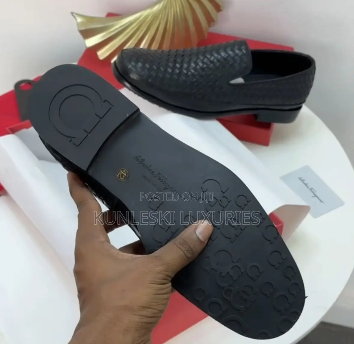 Original Salvatore Ferragamo Casual Leather Shoe