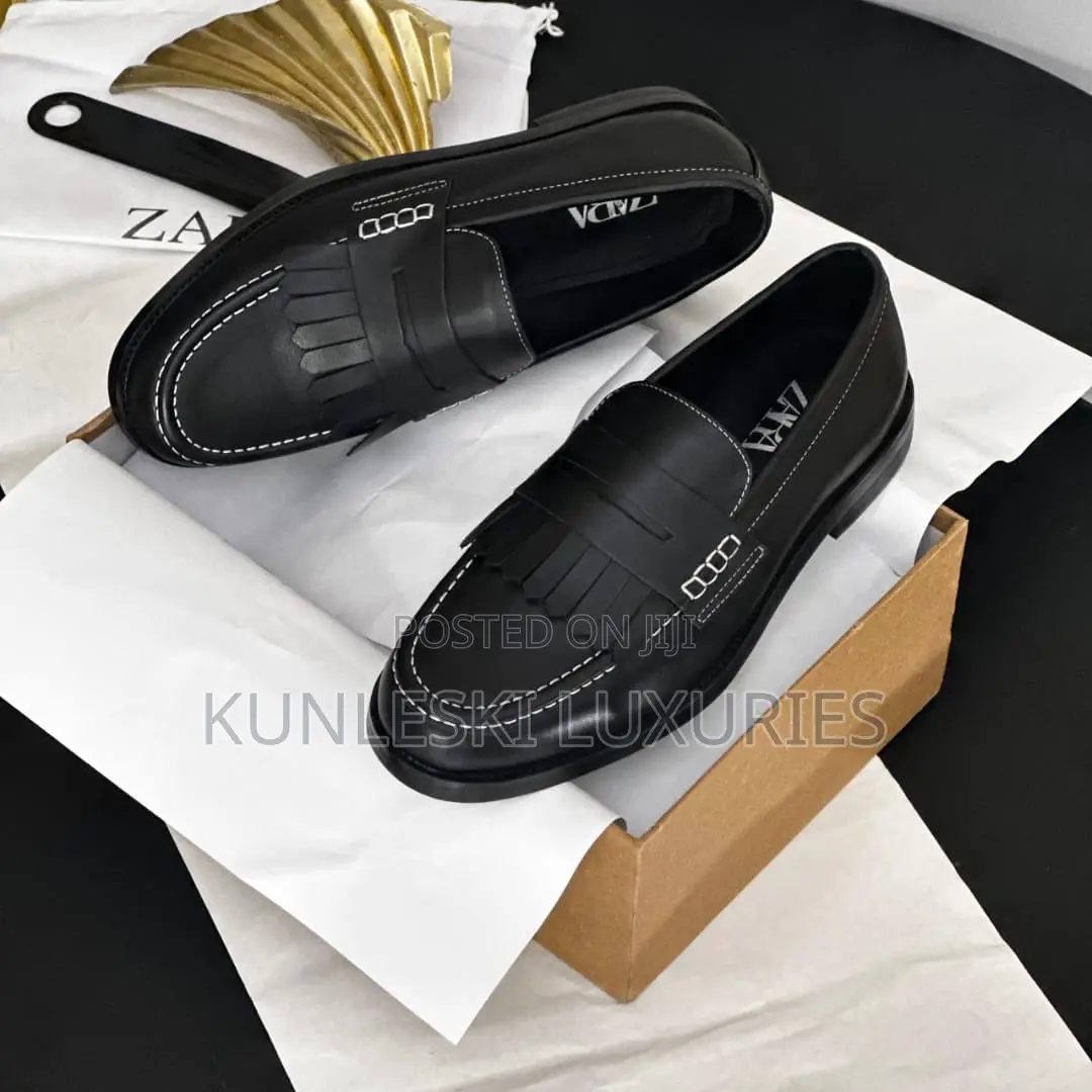 Original Zara Casual Leather Shoe For Men