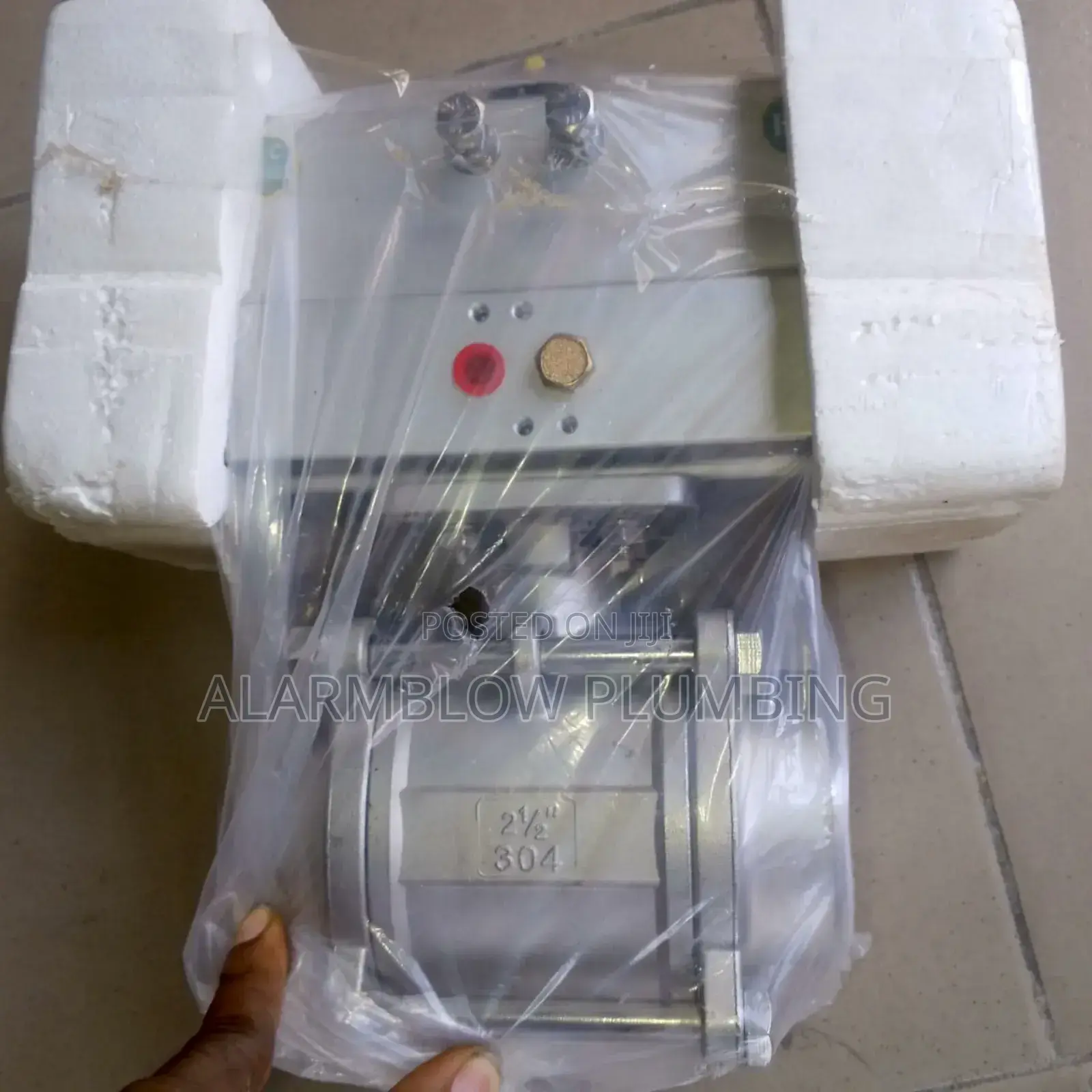 Stainless Steel Pneumatic Actuated Ball Valve.
