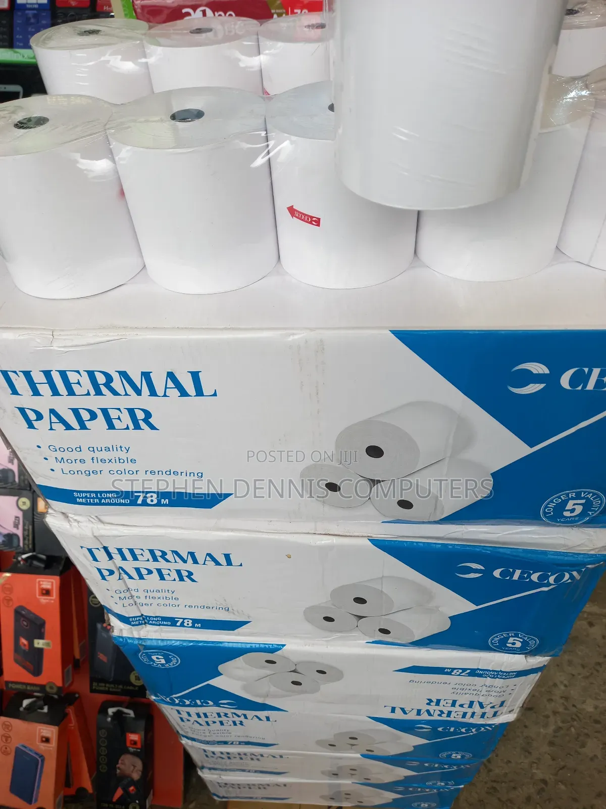 Cartons of Thermal Paper 80x80