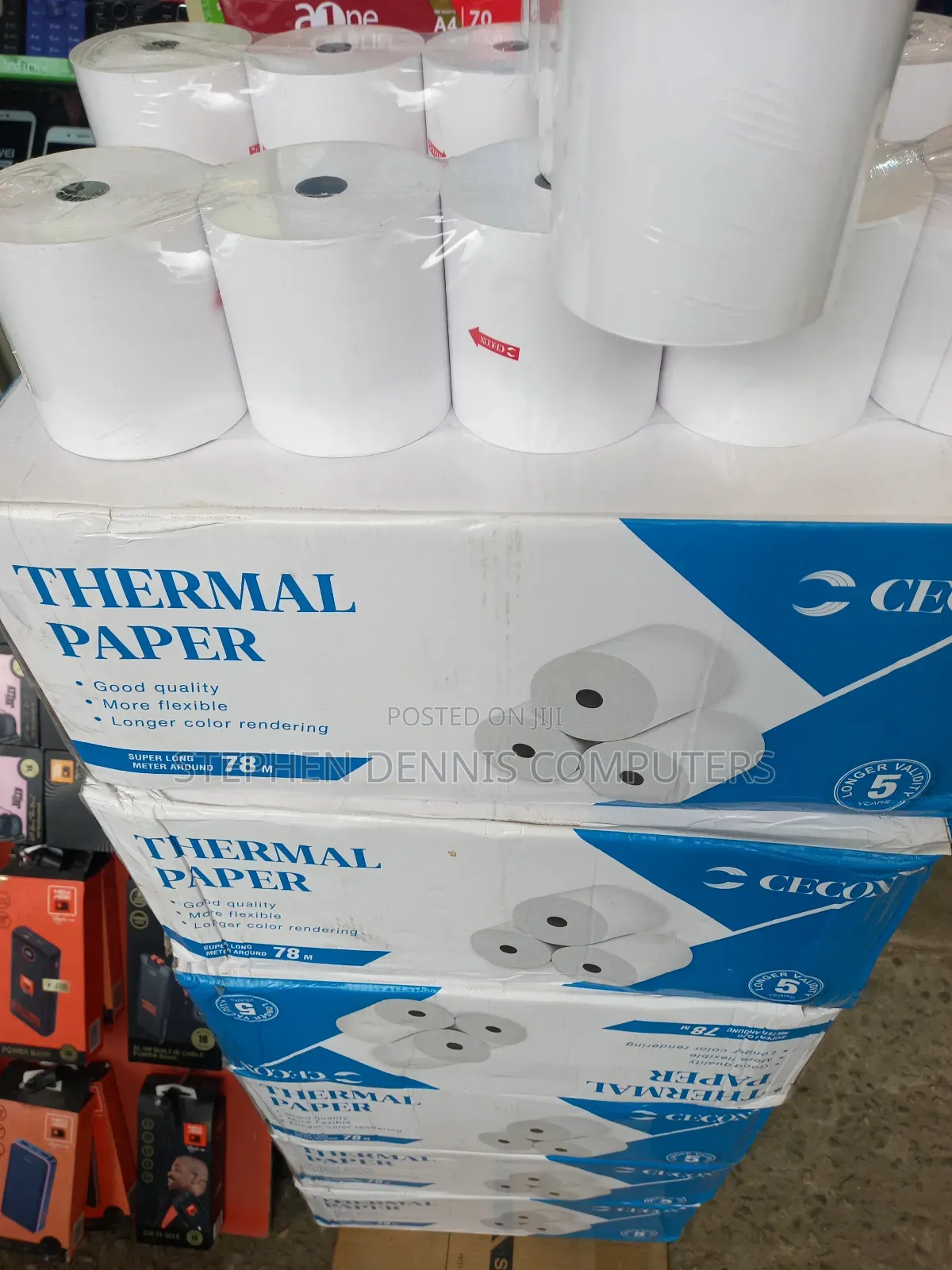 Cartons of Thermal Paper 80x80