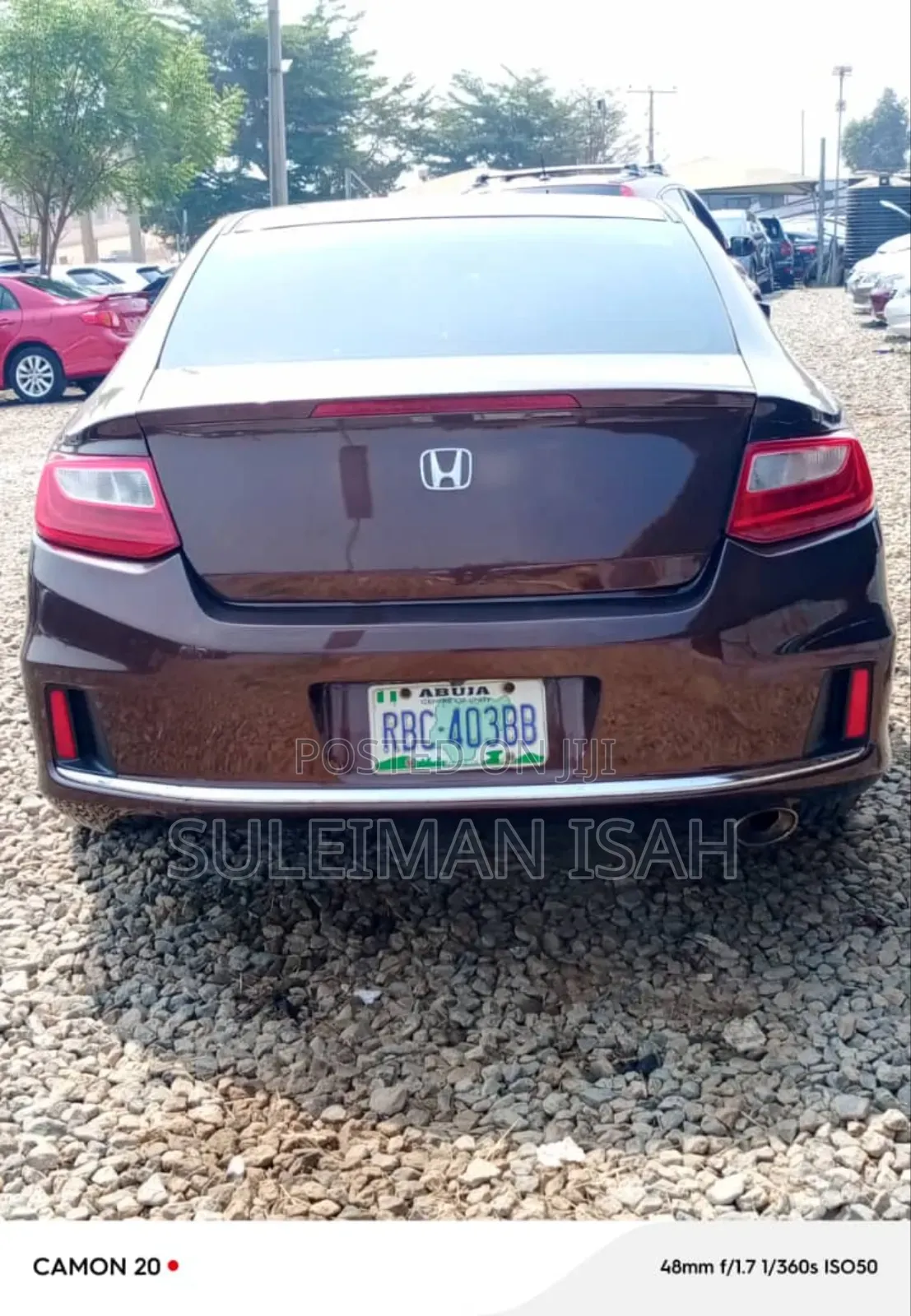 Honda Accord EX-L 2dr Coupe (2.4L 4cyl CVT) 2014 Burgundy