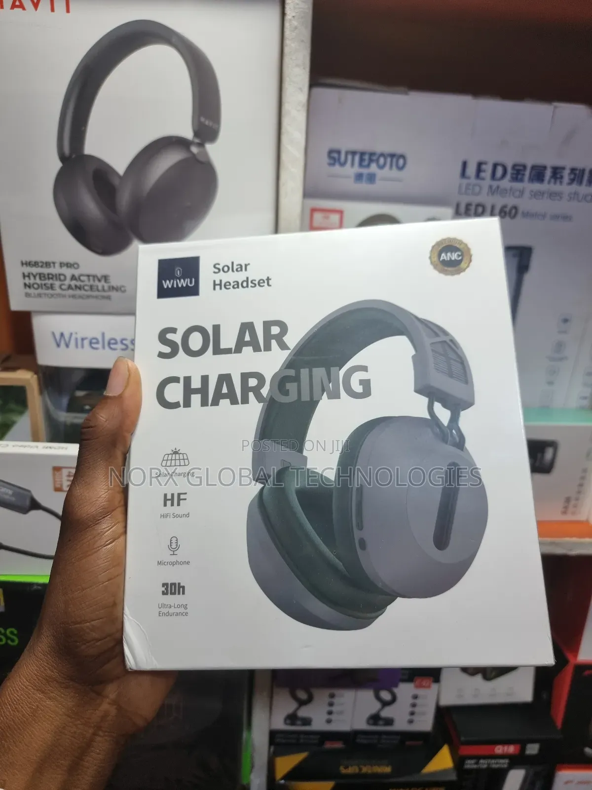 Wiwu Solar Active Noise Cancelation Headset