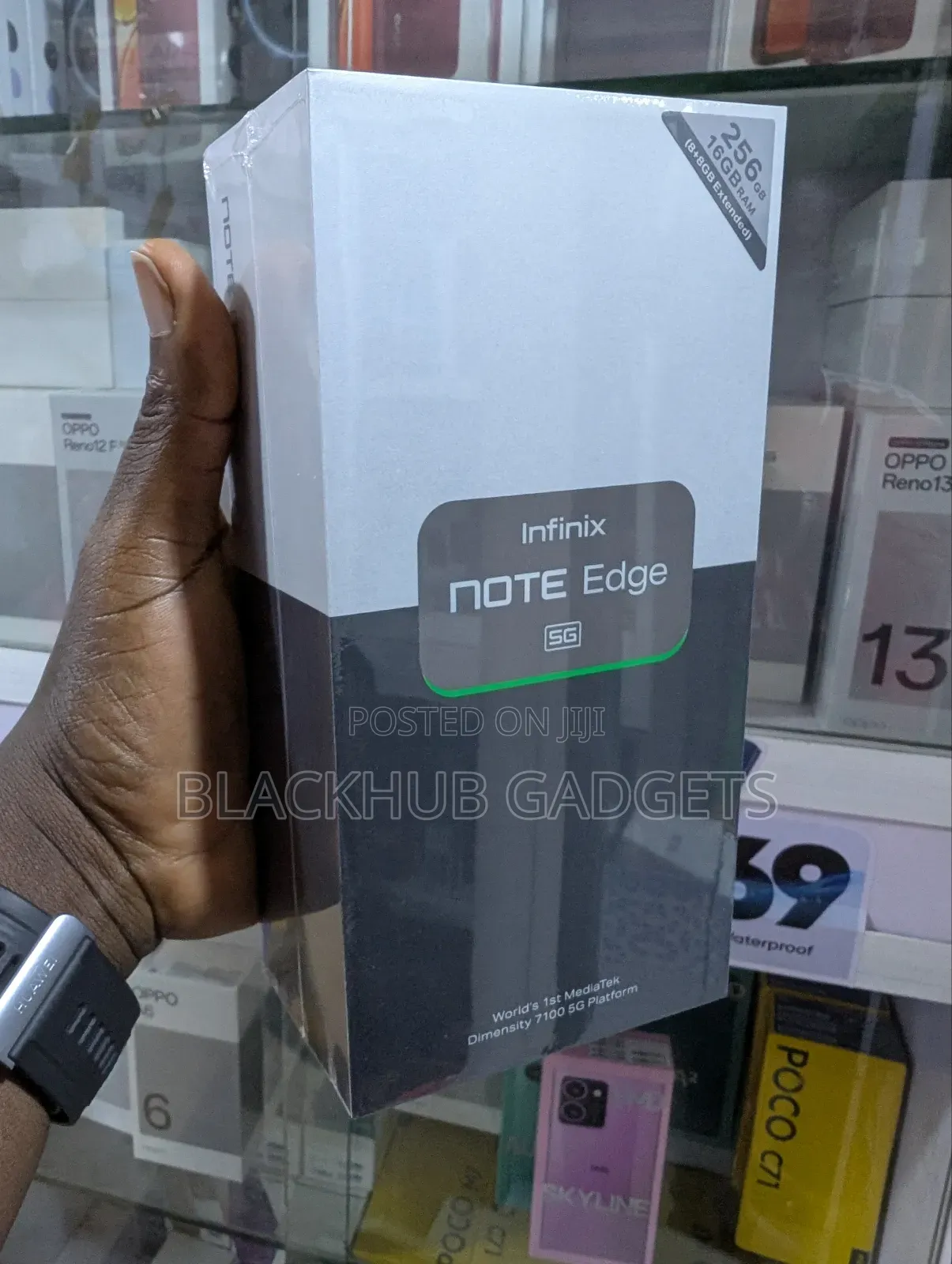 New Infinix Note Edge 256 GB Silver