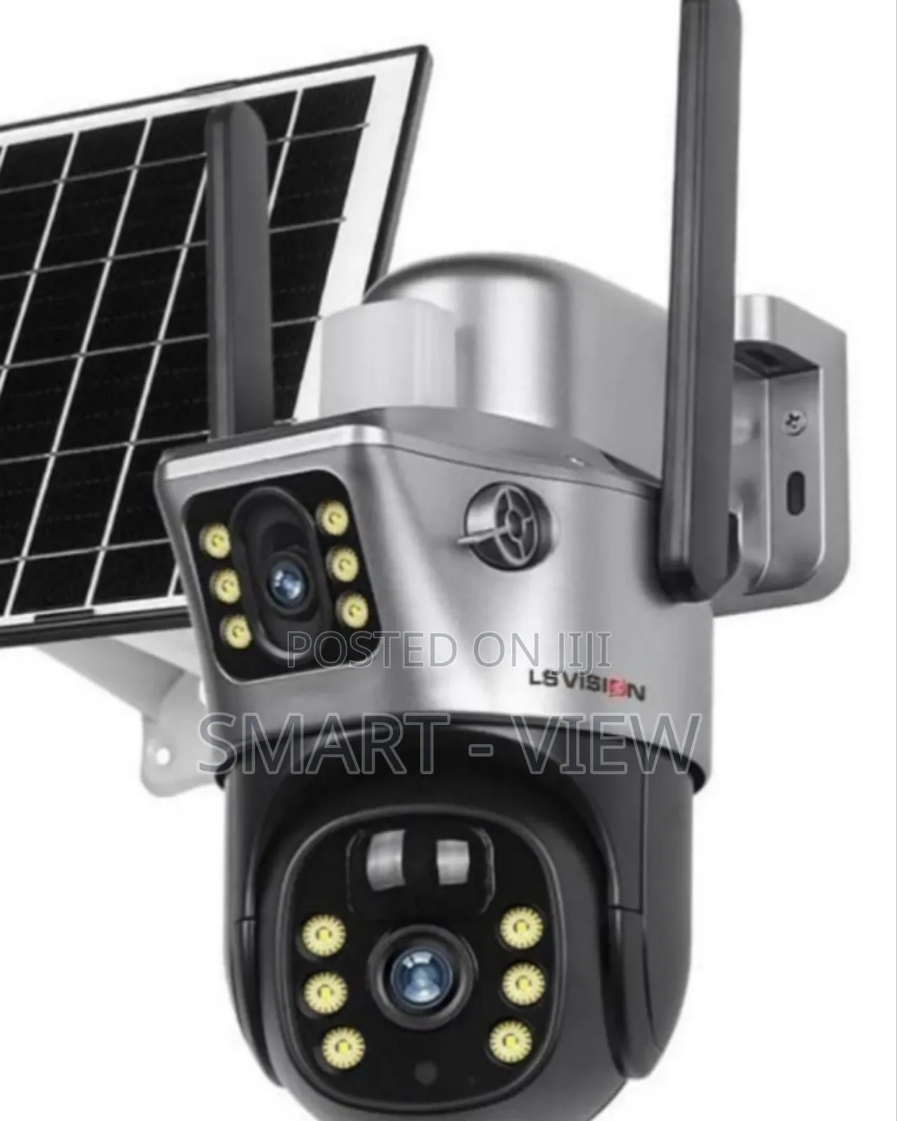 Dual Lenses CCTV Solar Cameras