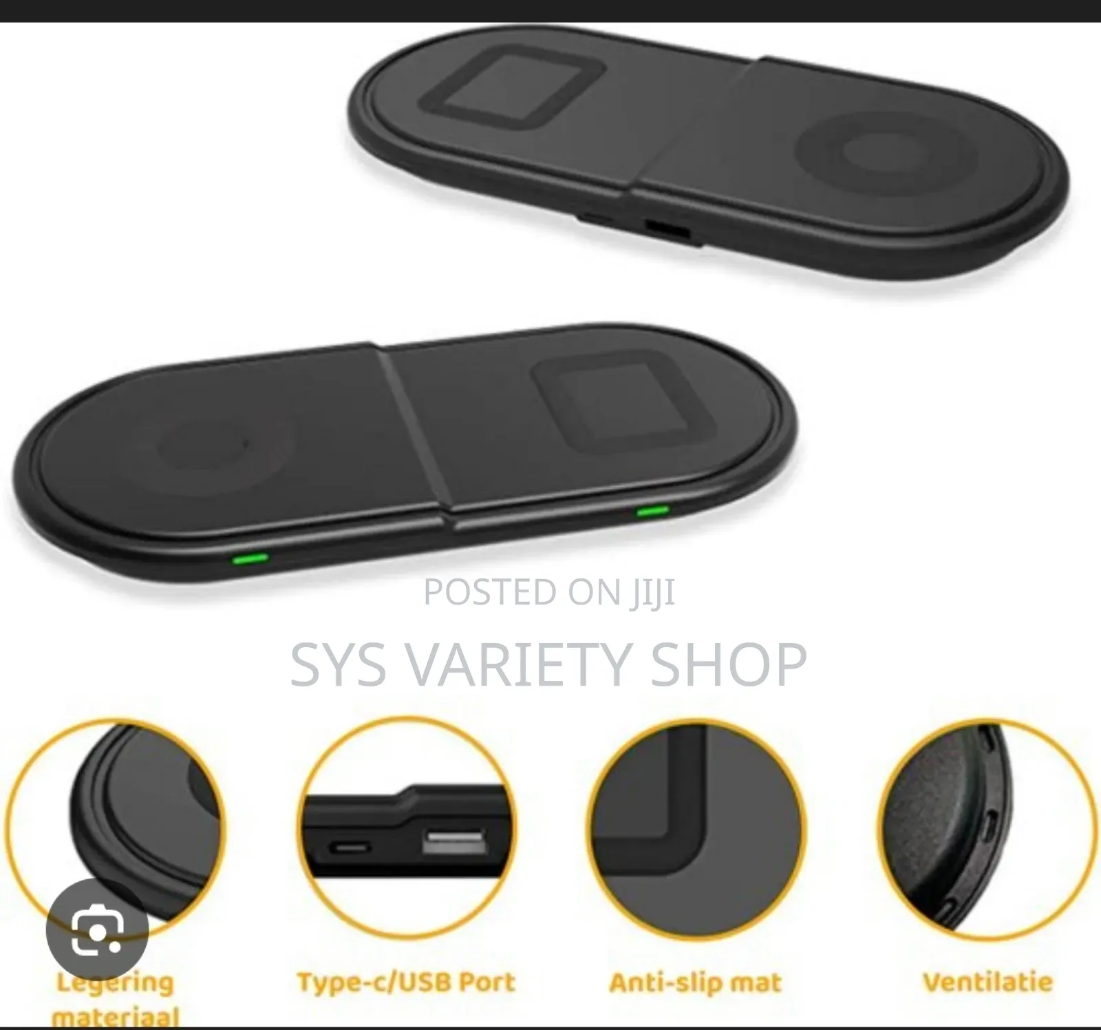 Excorn 2-in-1 Wireless Apple Charger - Wireless Charger for iPhone.