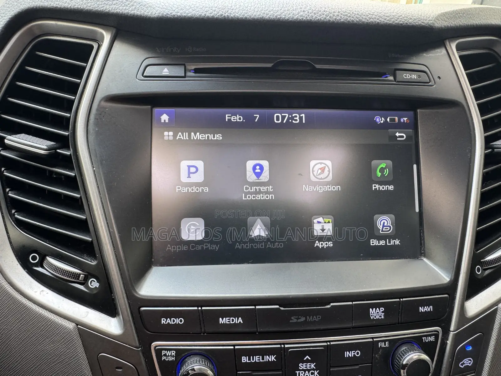 Hyundai Santa Fe Limited Ultimate AWD 2017 Black