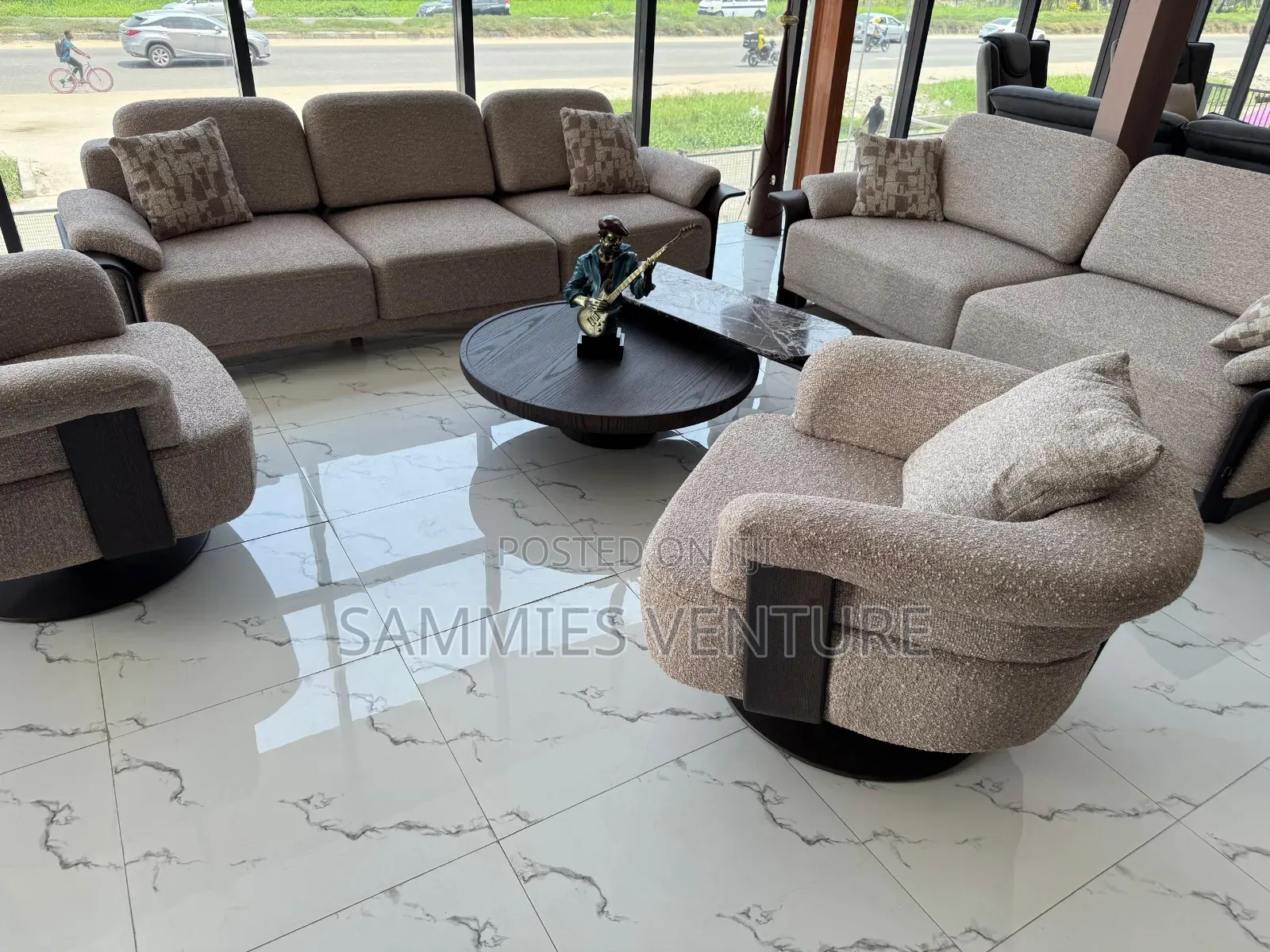 Theflon Sofa Set + Dining Set