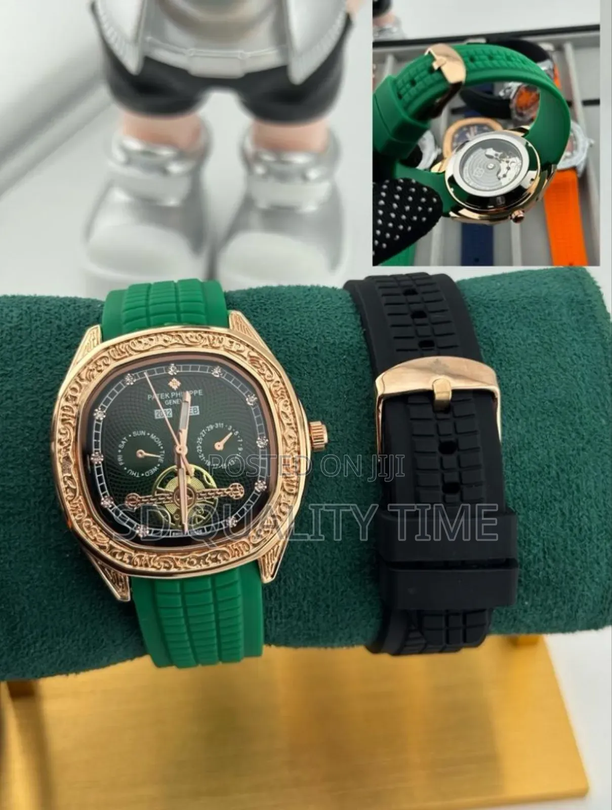 Patek Phillipe Rubber Strap Watch