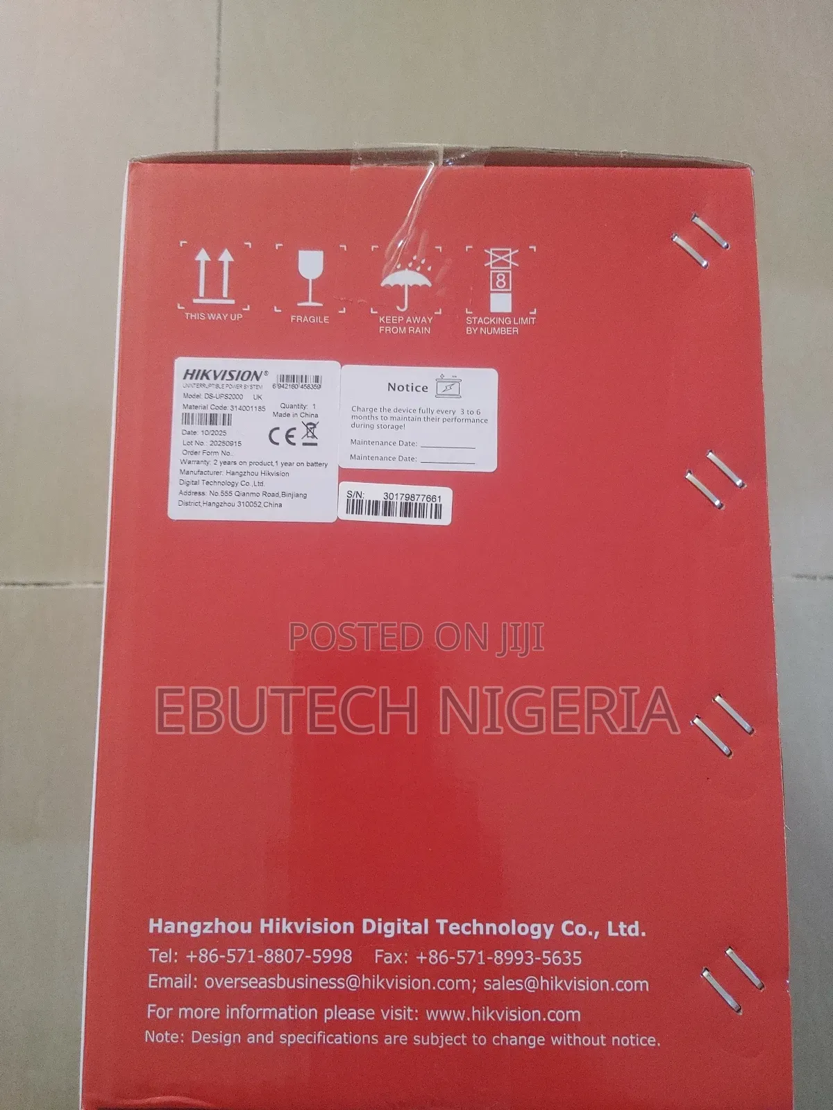 Hikvision 2000va Ups, 1200w-Ds-Ups2000