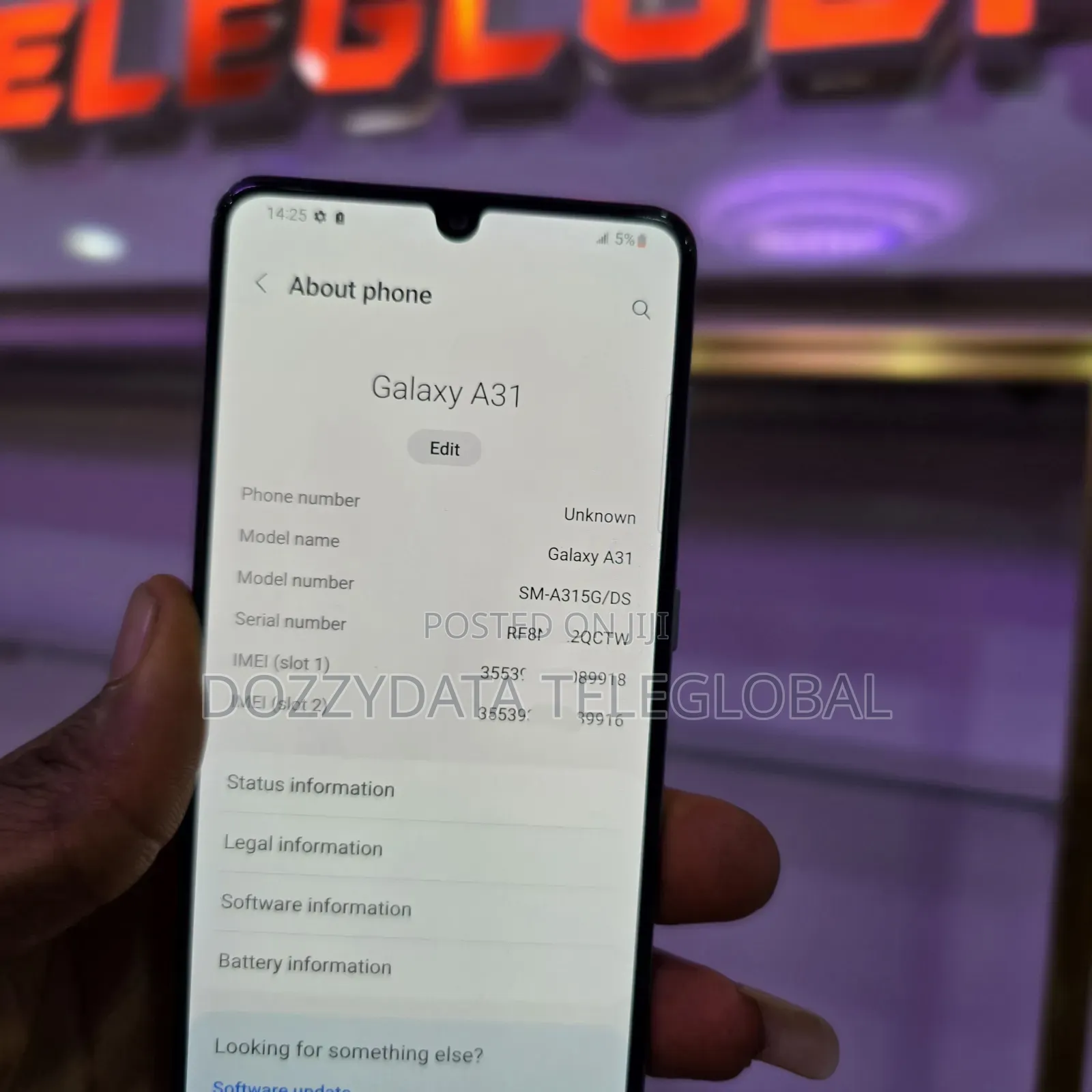 Samsung Galaxy A31 128 GB White