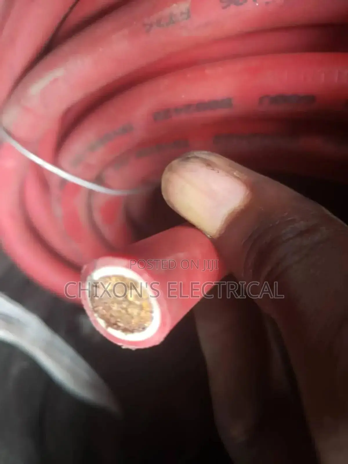 70mmx1 Welding Cable Red